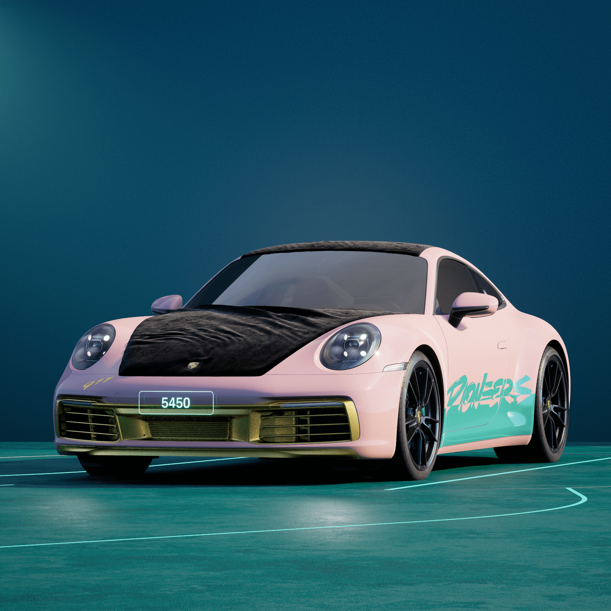 The PORSCHΞ 911 5450 image in phase