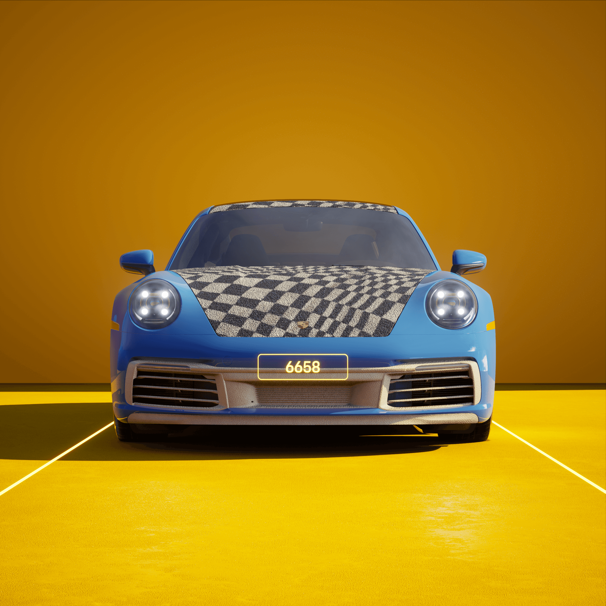 The PORSCHΞ 911 6658 image in phase