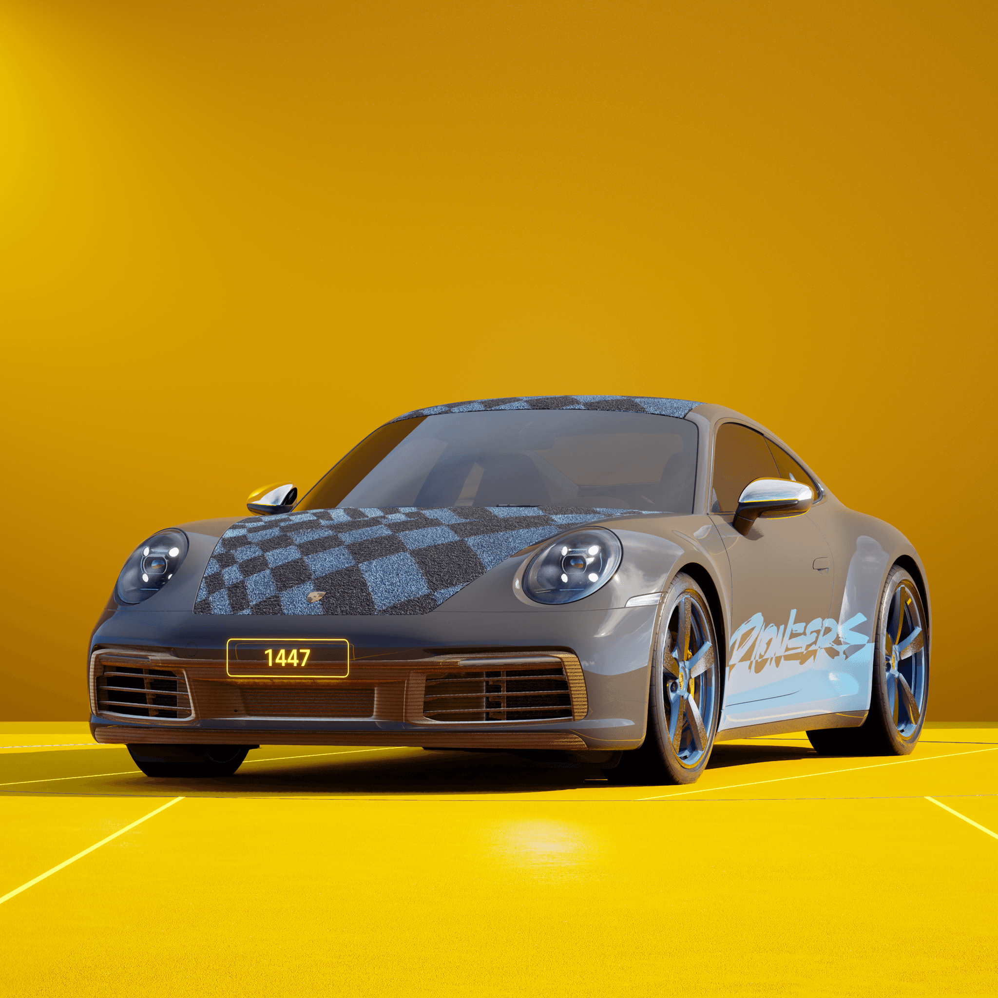The PORSCHΞ 911 1447 image in phase