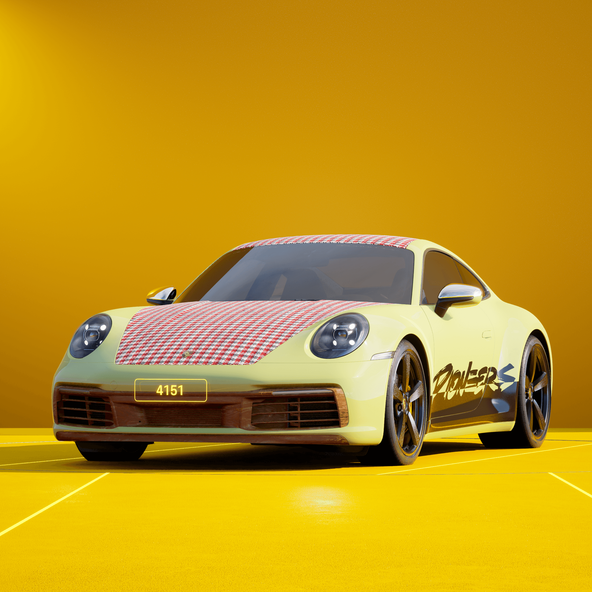 The PORSCHΞ 911 4151 image in phase