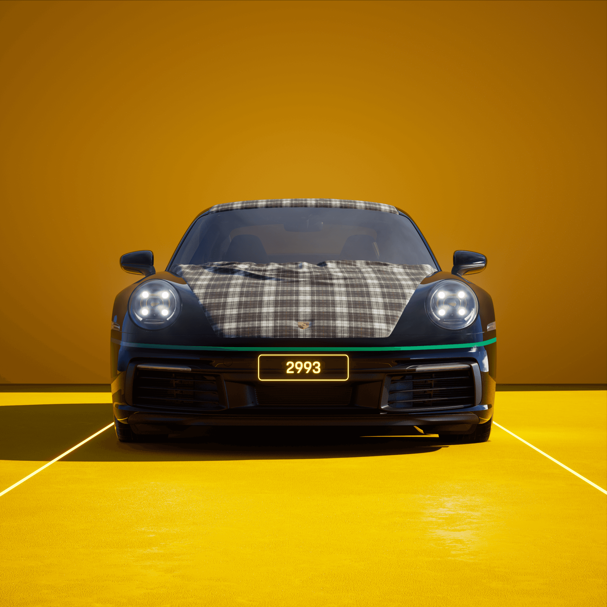 The PORSCHΞ 911 2993 image in phase