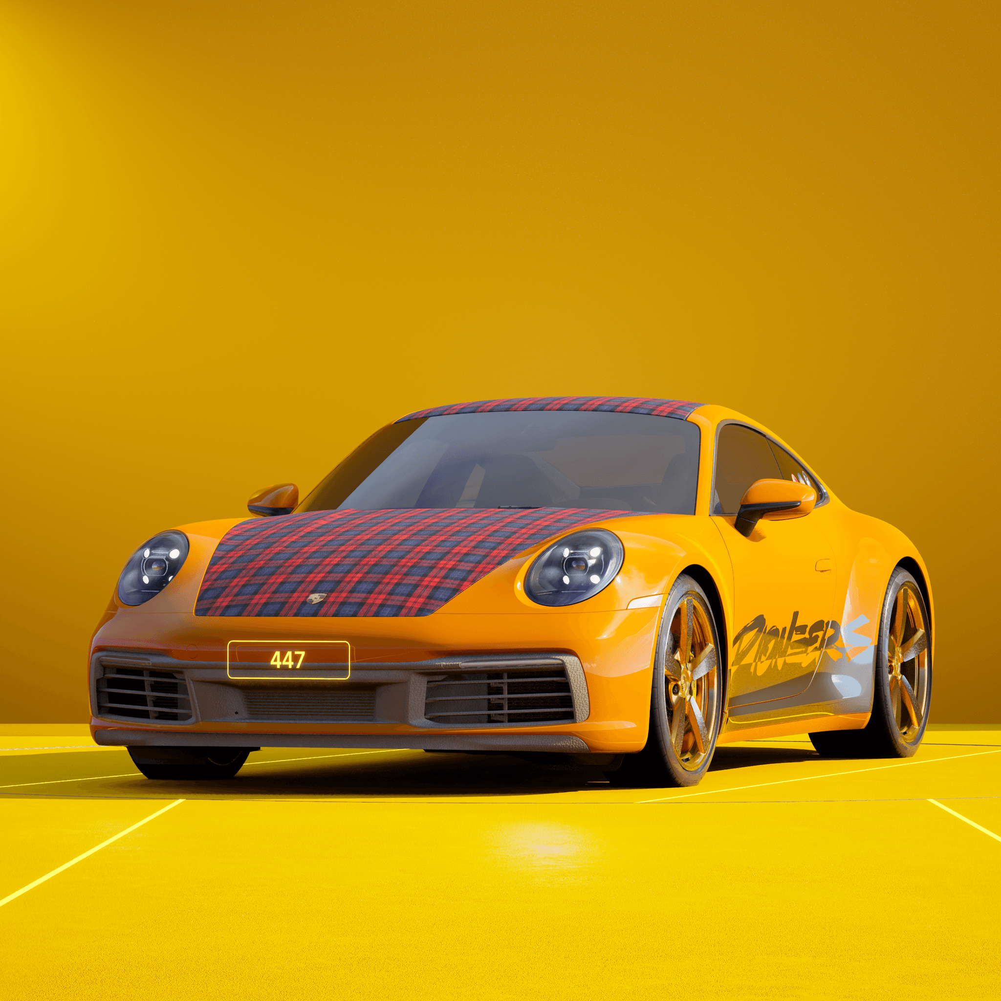The PORSCHΞ 911 447 image in phase