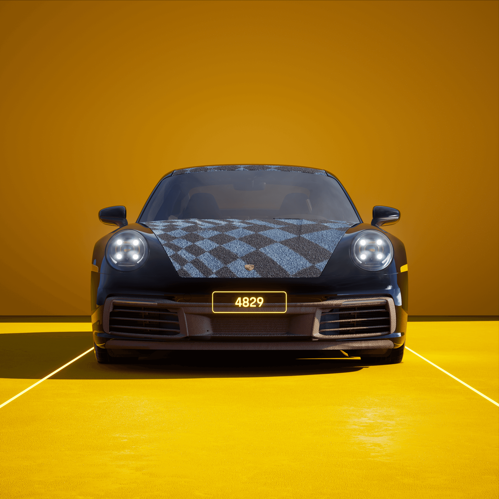 The PORSCHΞ 911 4829 image in phase