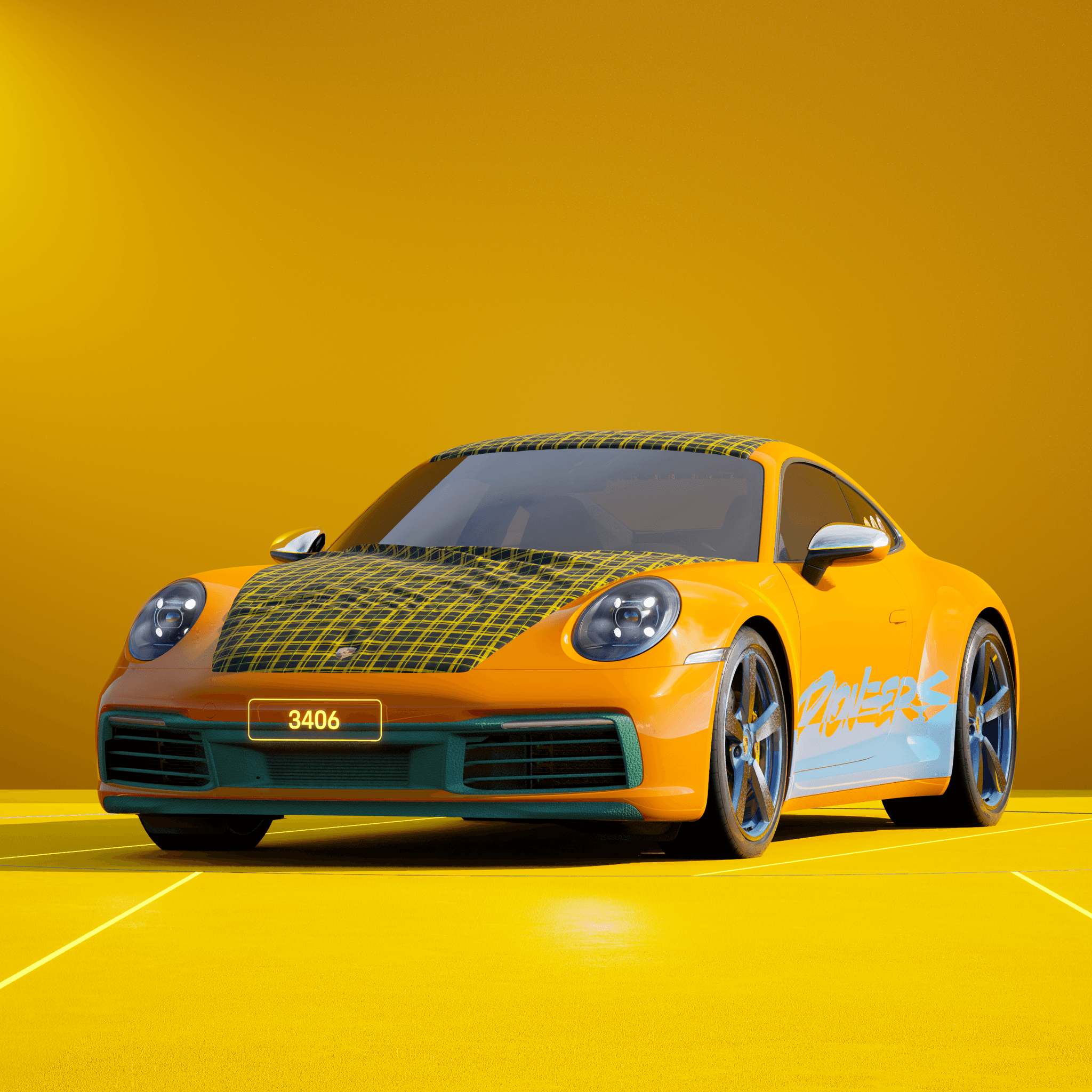 The PORSCHΞ 911 3406 image in phase
