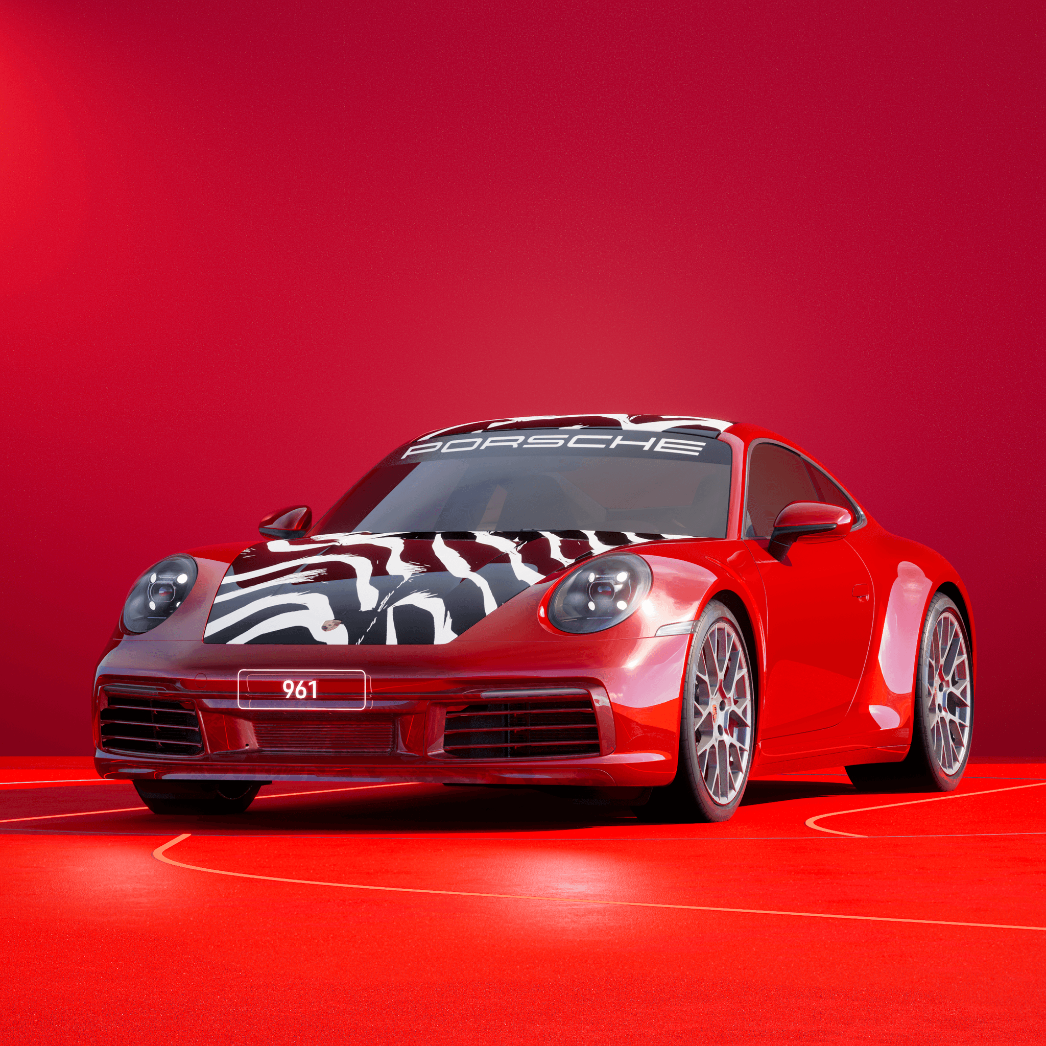 The PORSCHΞ 911 961 image in phase