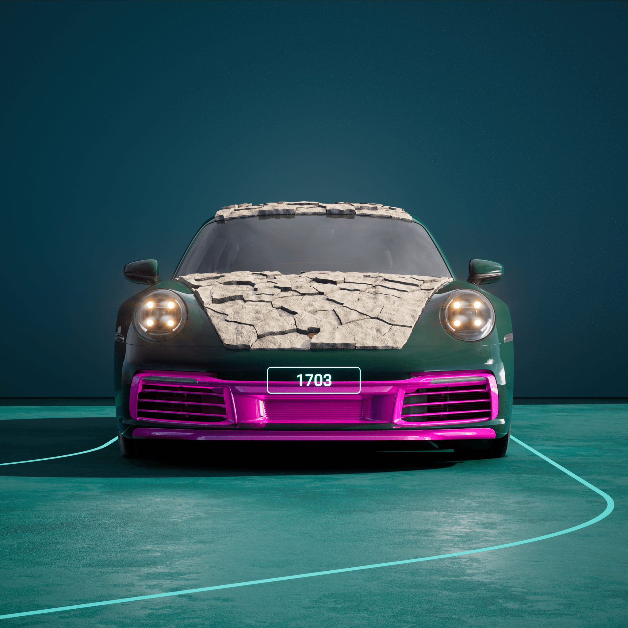 The PORSCHΞ 911 1703 image in phase