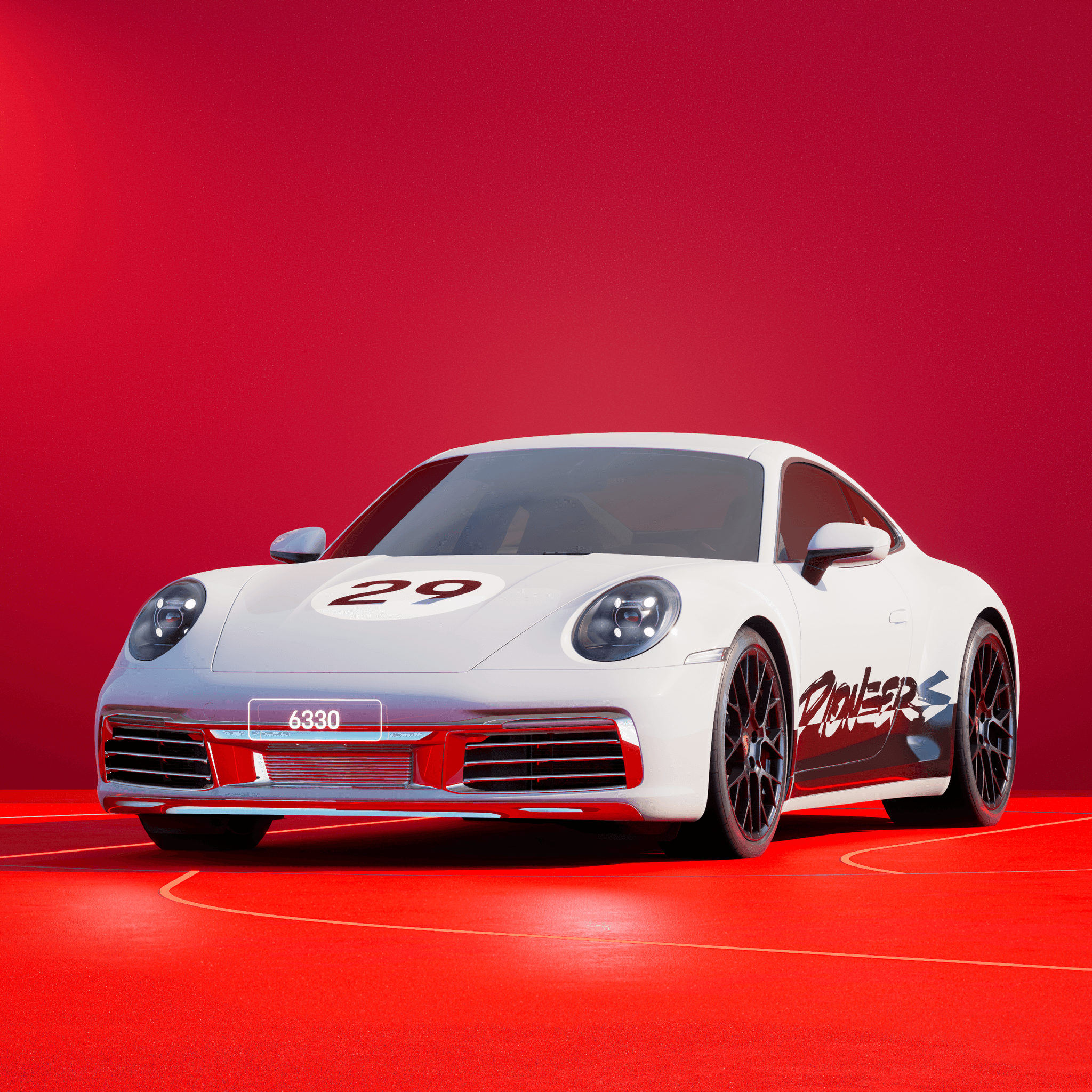 The PORSCHΞ 911 6330 image in phase