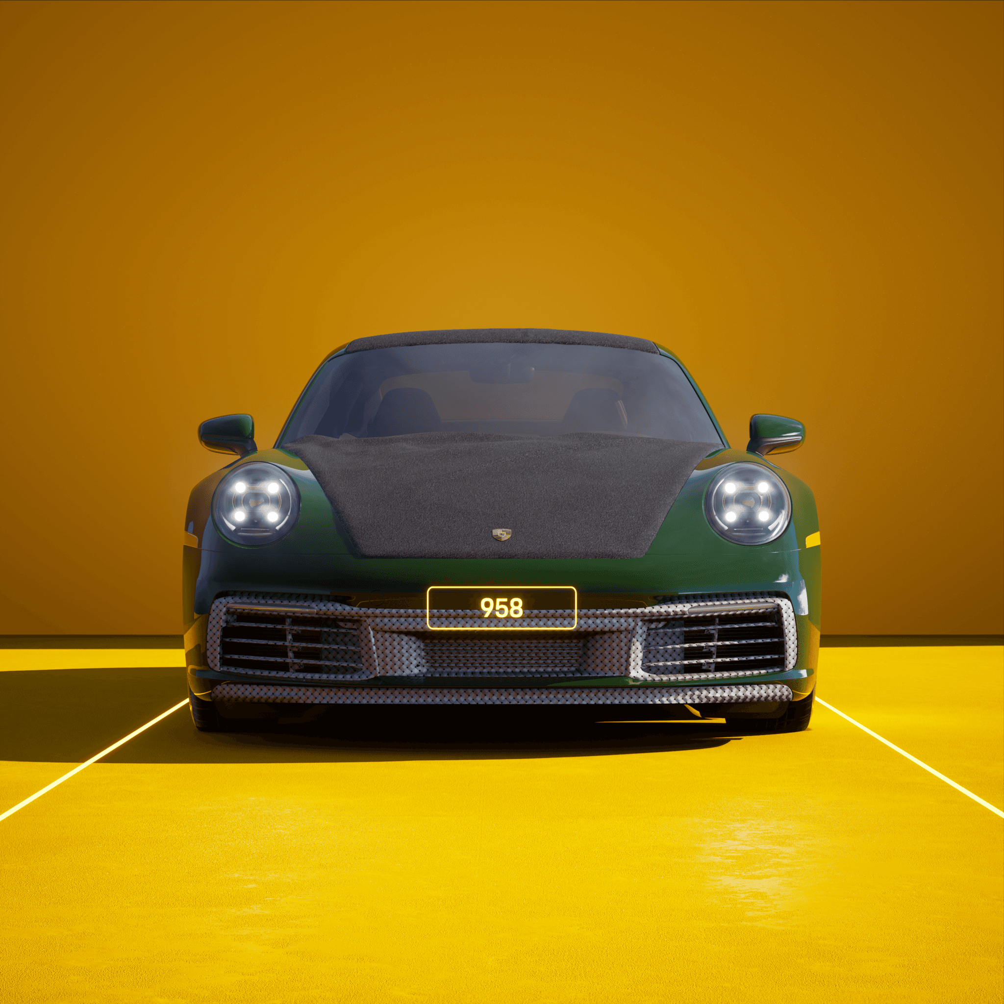 The PORSCHΞ 911 958 image in phase
