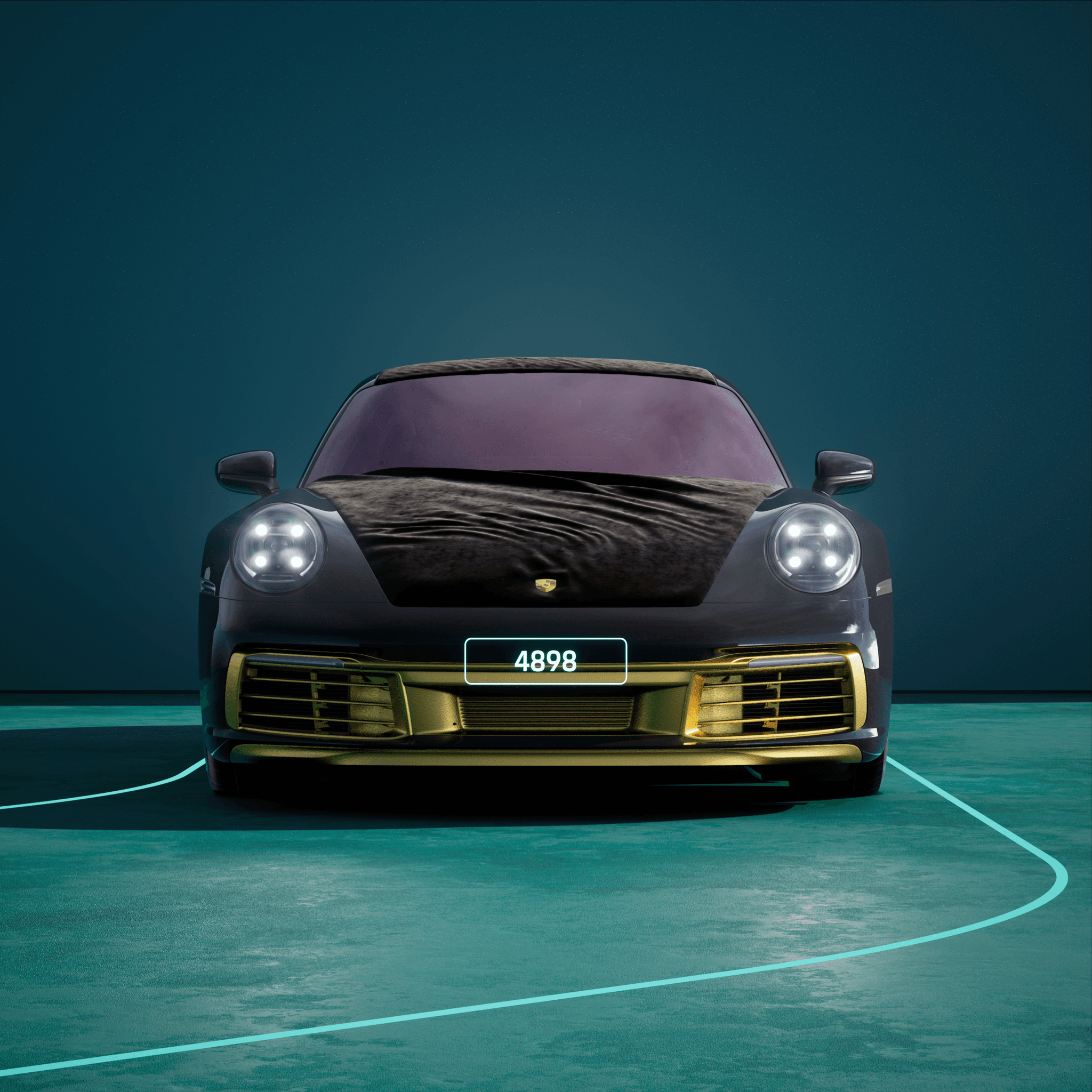 The PORSCHΞ 911 4898 image in phase