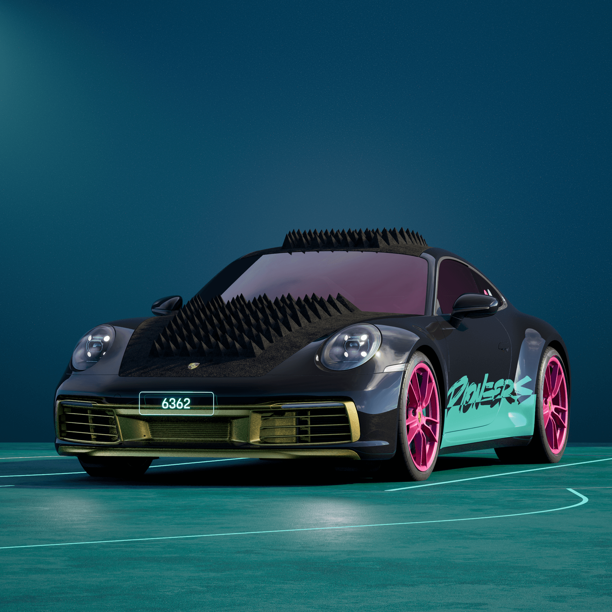 The PORSCHΞ 911 6362 image in phase