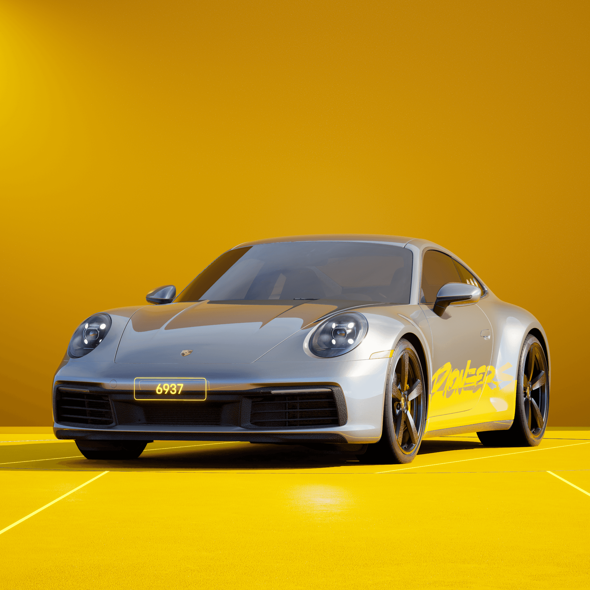 The PORSCHΞ 911 6937 image in phase