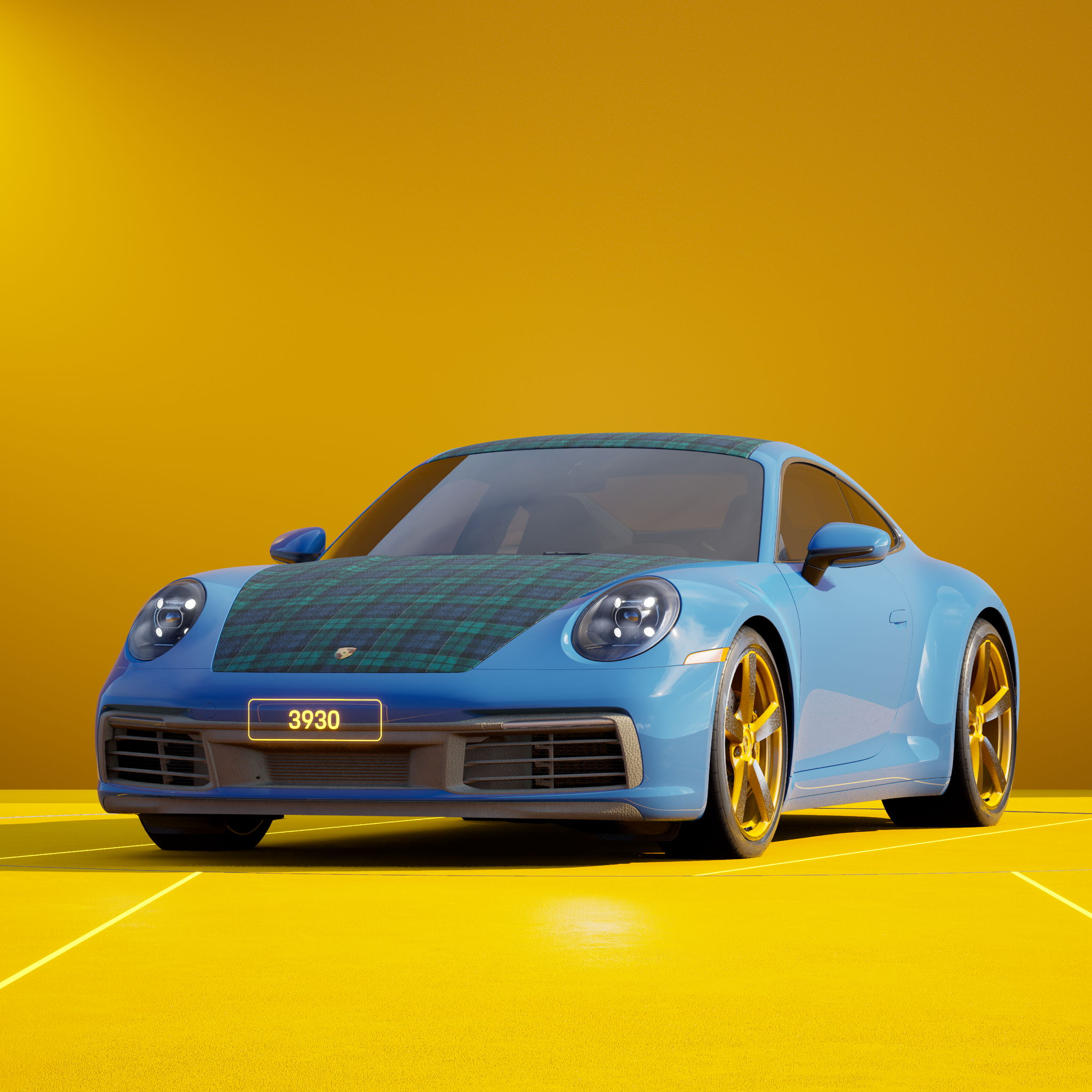 The PORSCHΞ 911 3930 image in phase