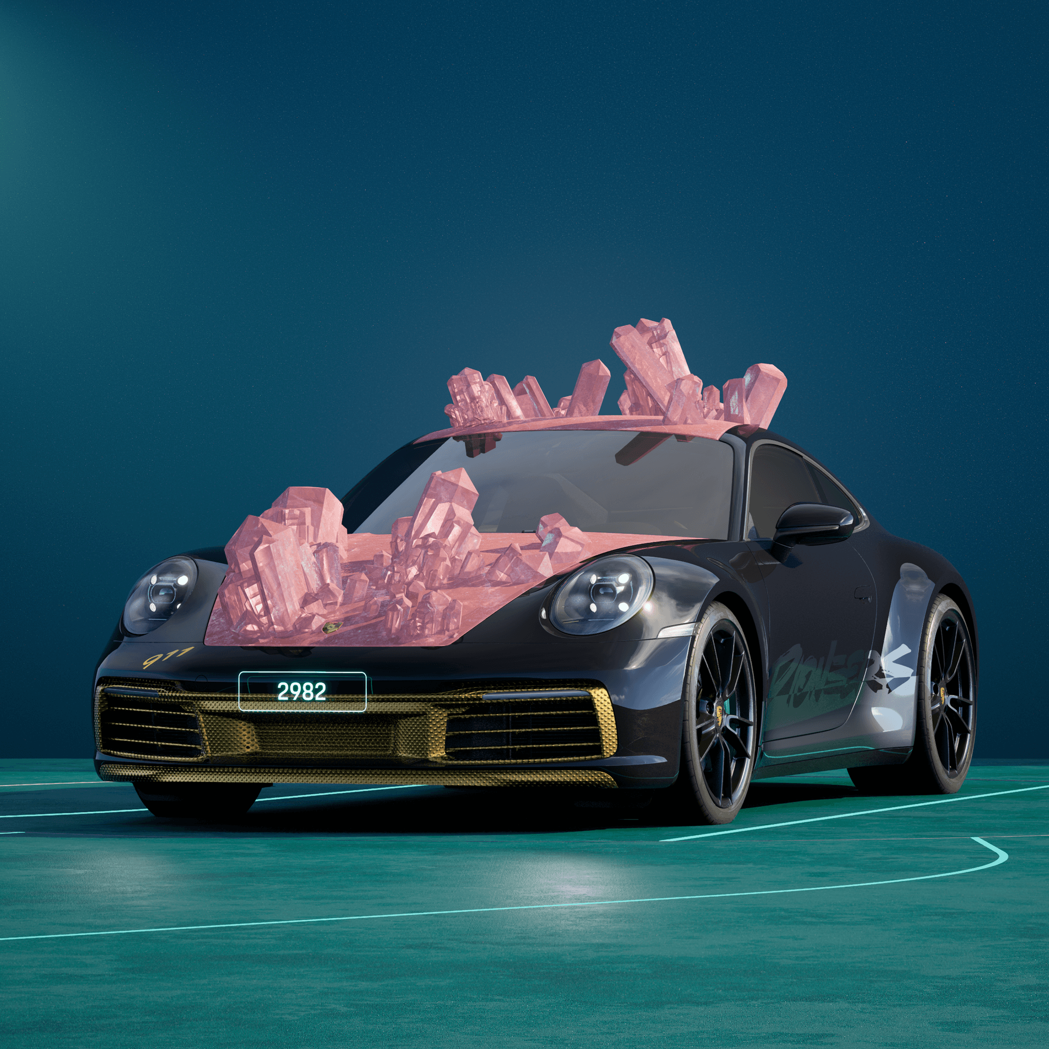 The PORSCHΞ 911 2982 image in phase