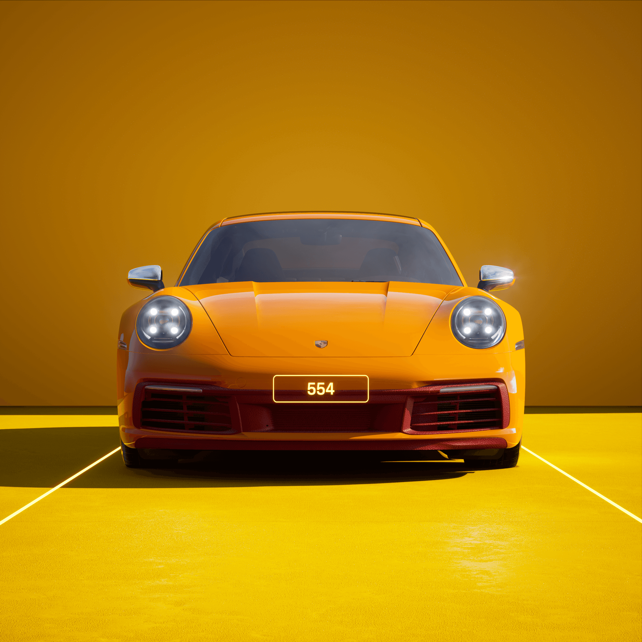 The PORSCHΞ 911 554 image in phase