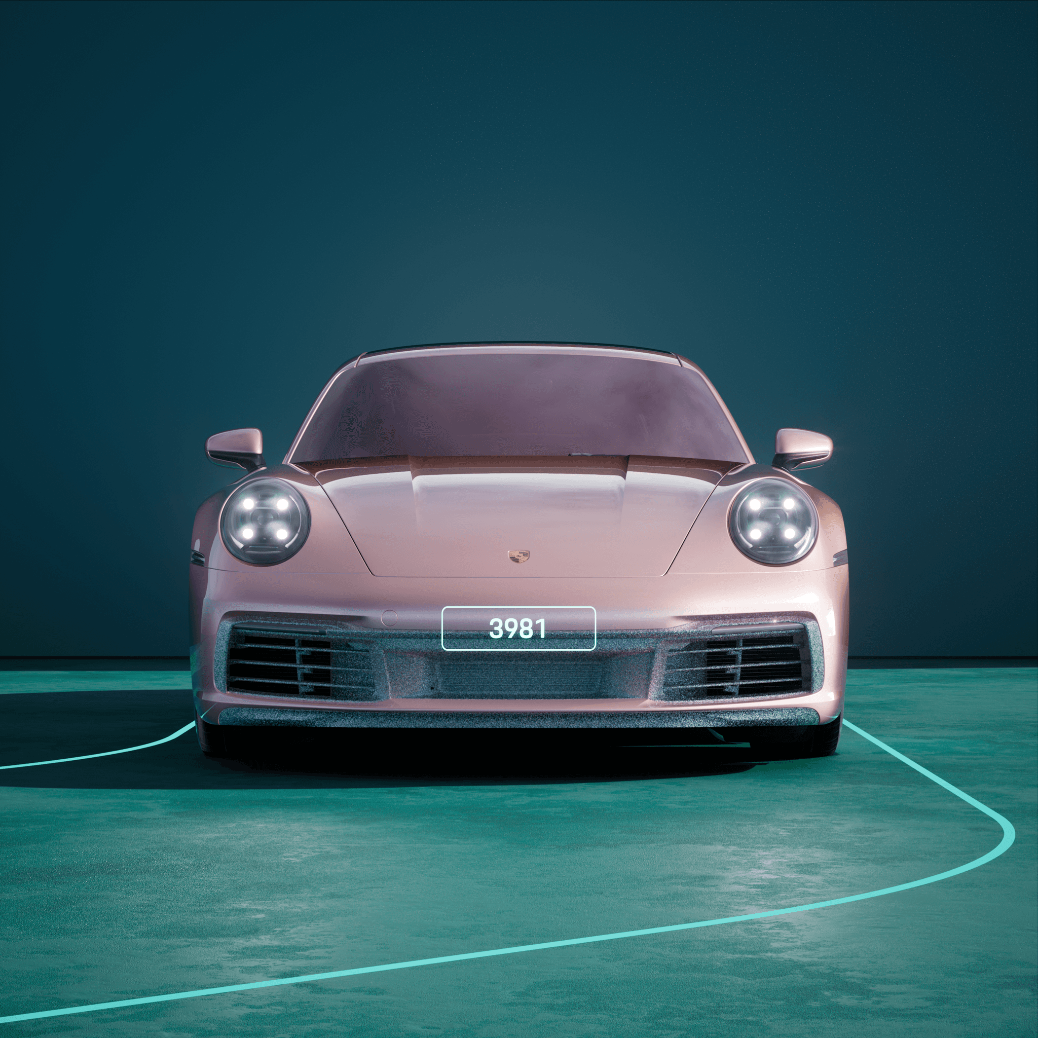 The PORSCHΞ 911 3981 image in phase