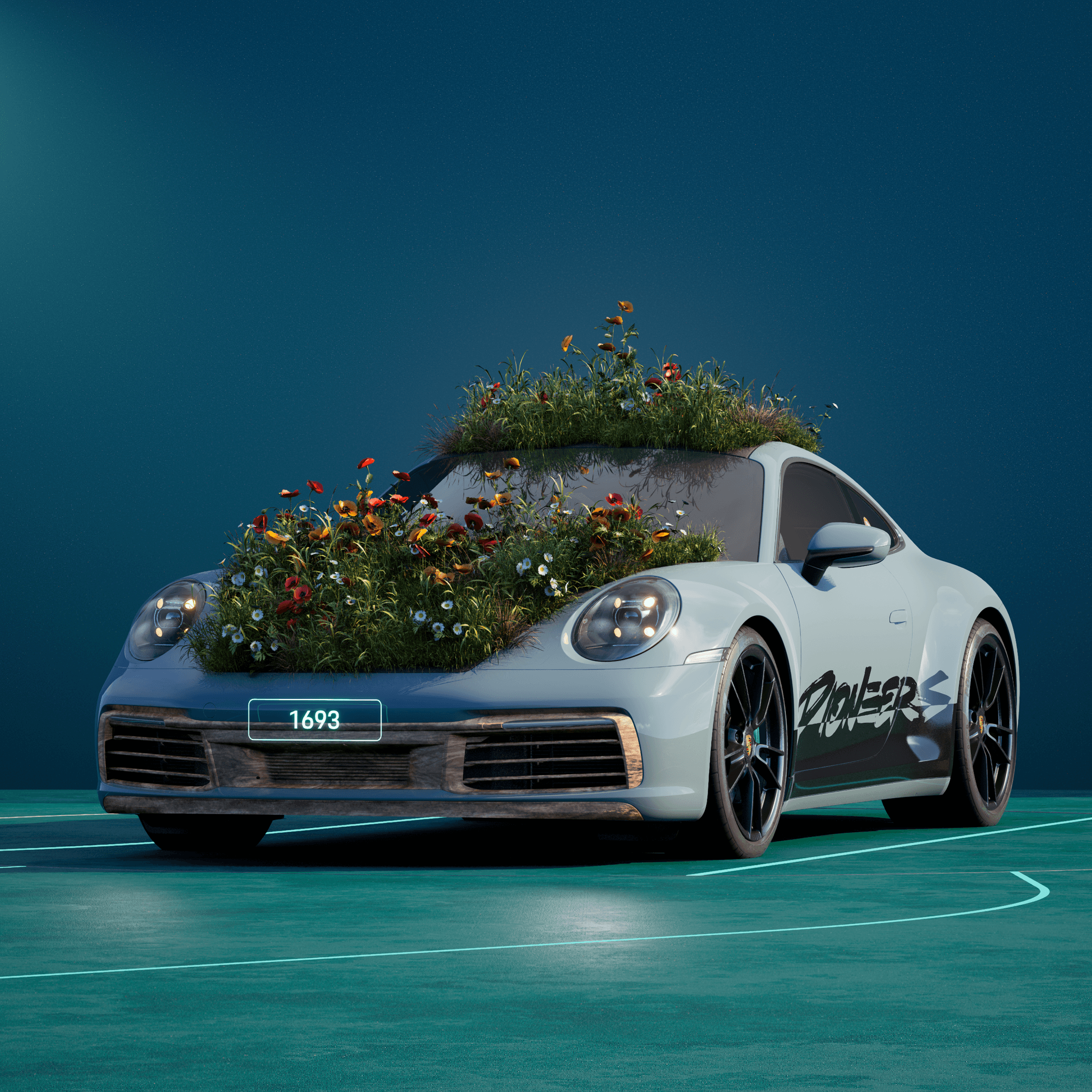 The PORSCHΞ 911 1693 image in phase