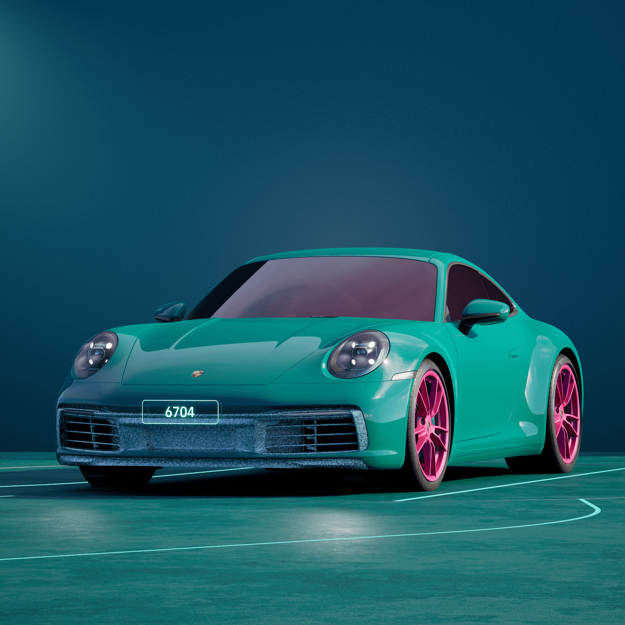 The PORSCHΞ 911 6704 image in phase