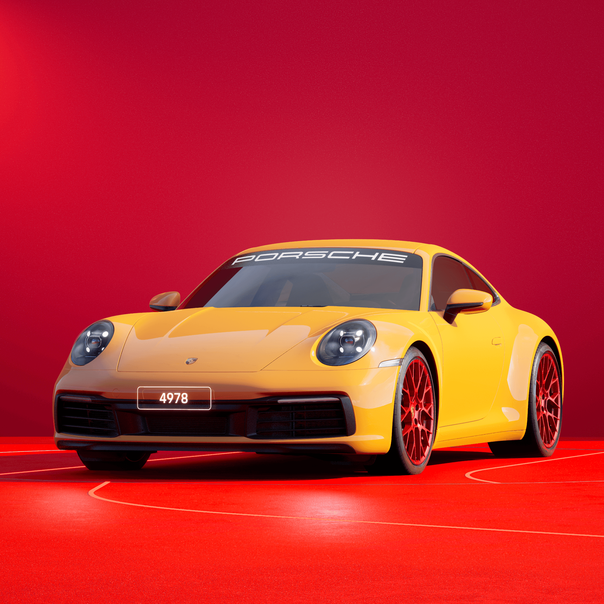 The PORSCHΞ 911 4978 image in phase