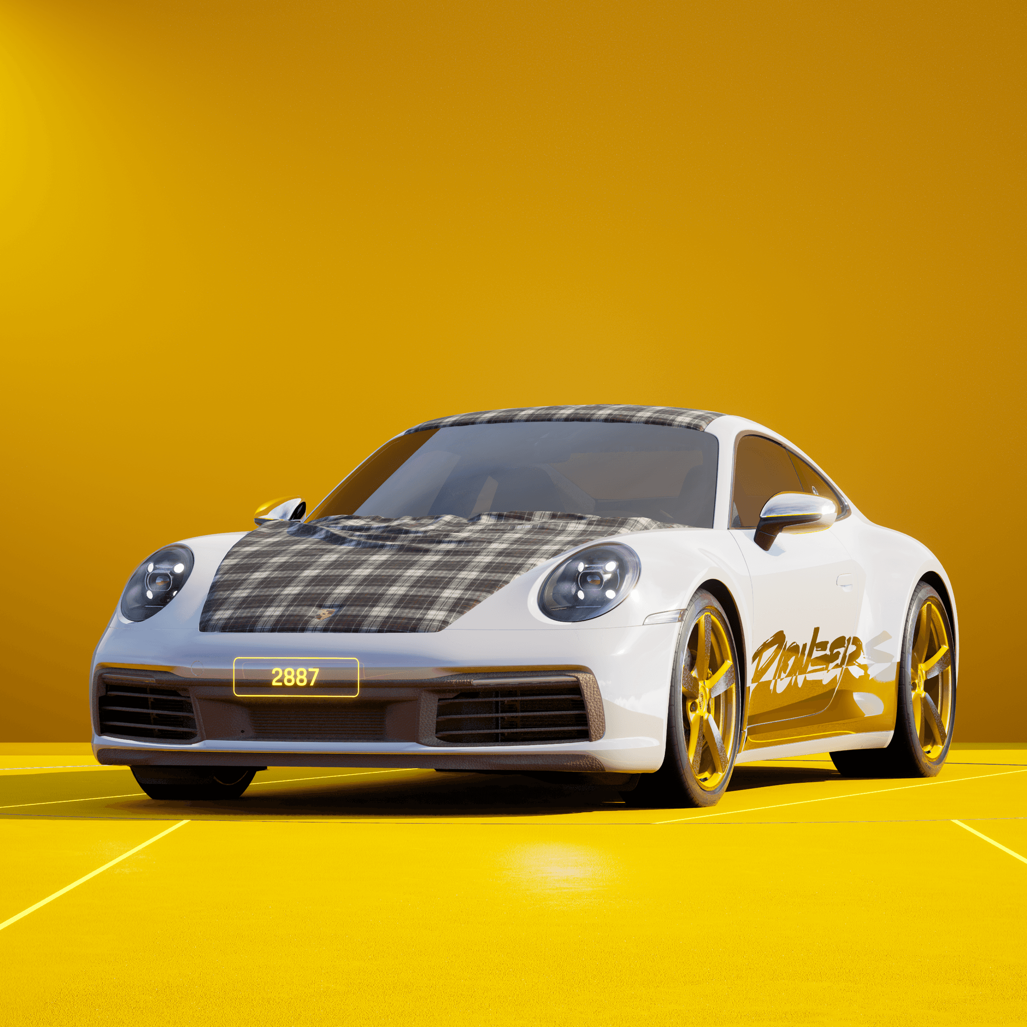 The PORSCHΞ 911 2887 image in phase