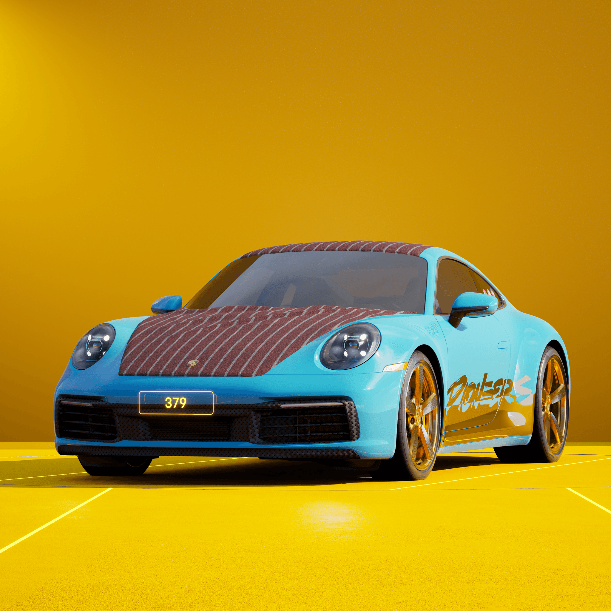 The PORSCHΞ 911 379 image in phase