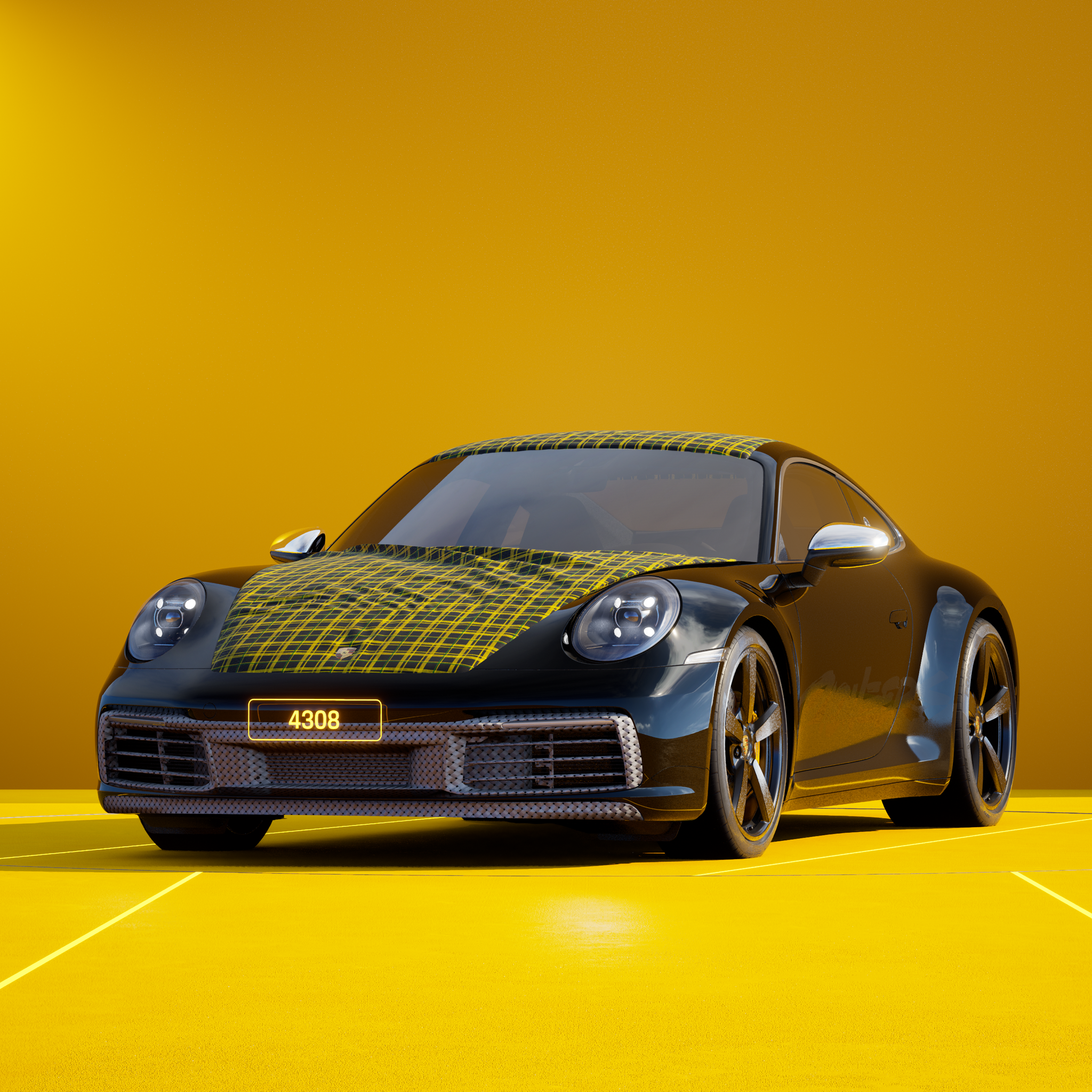 The PORSCHΞ 911 4308 image in phase