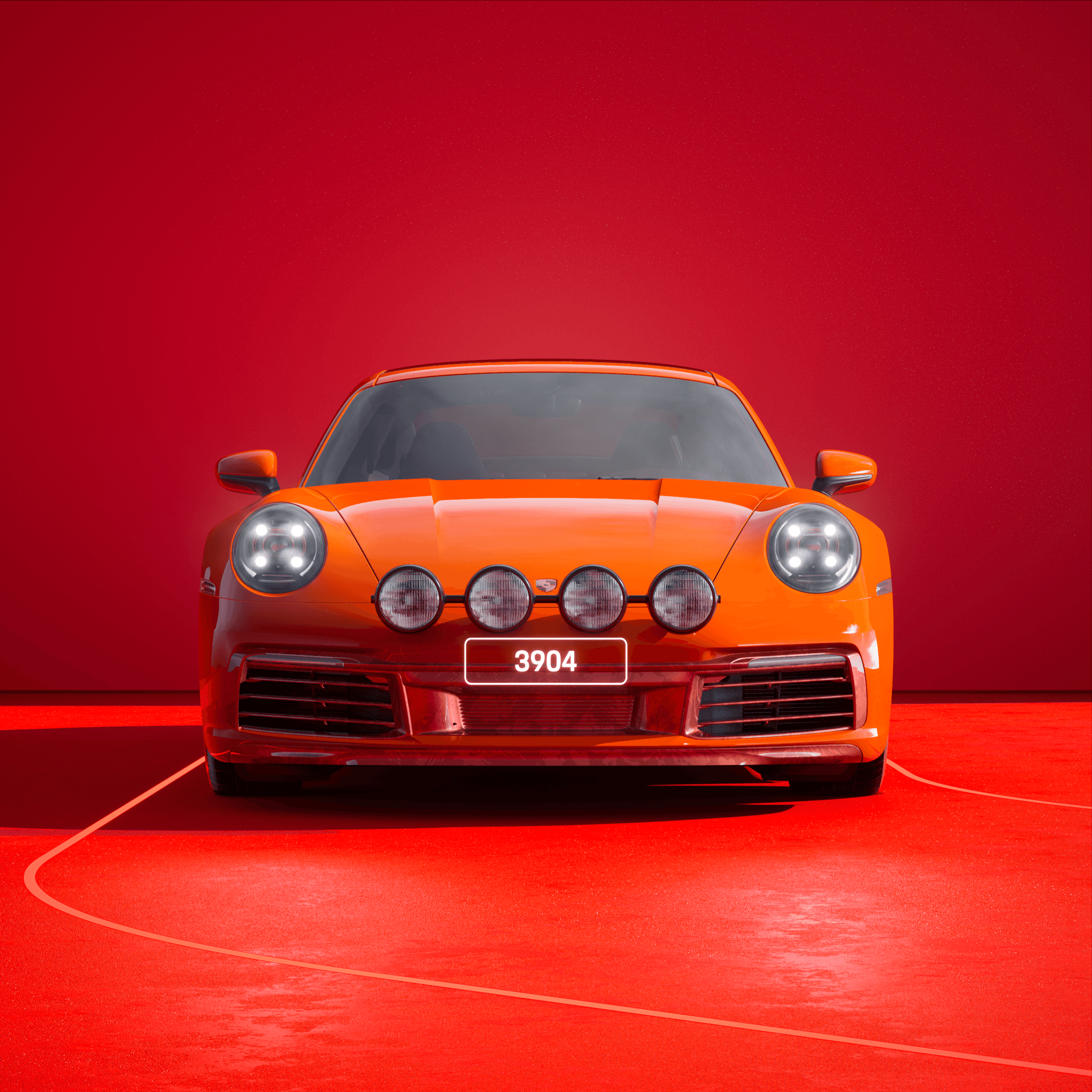 The PORSCHΞ 911 3904 image in phase