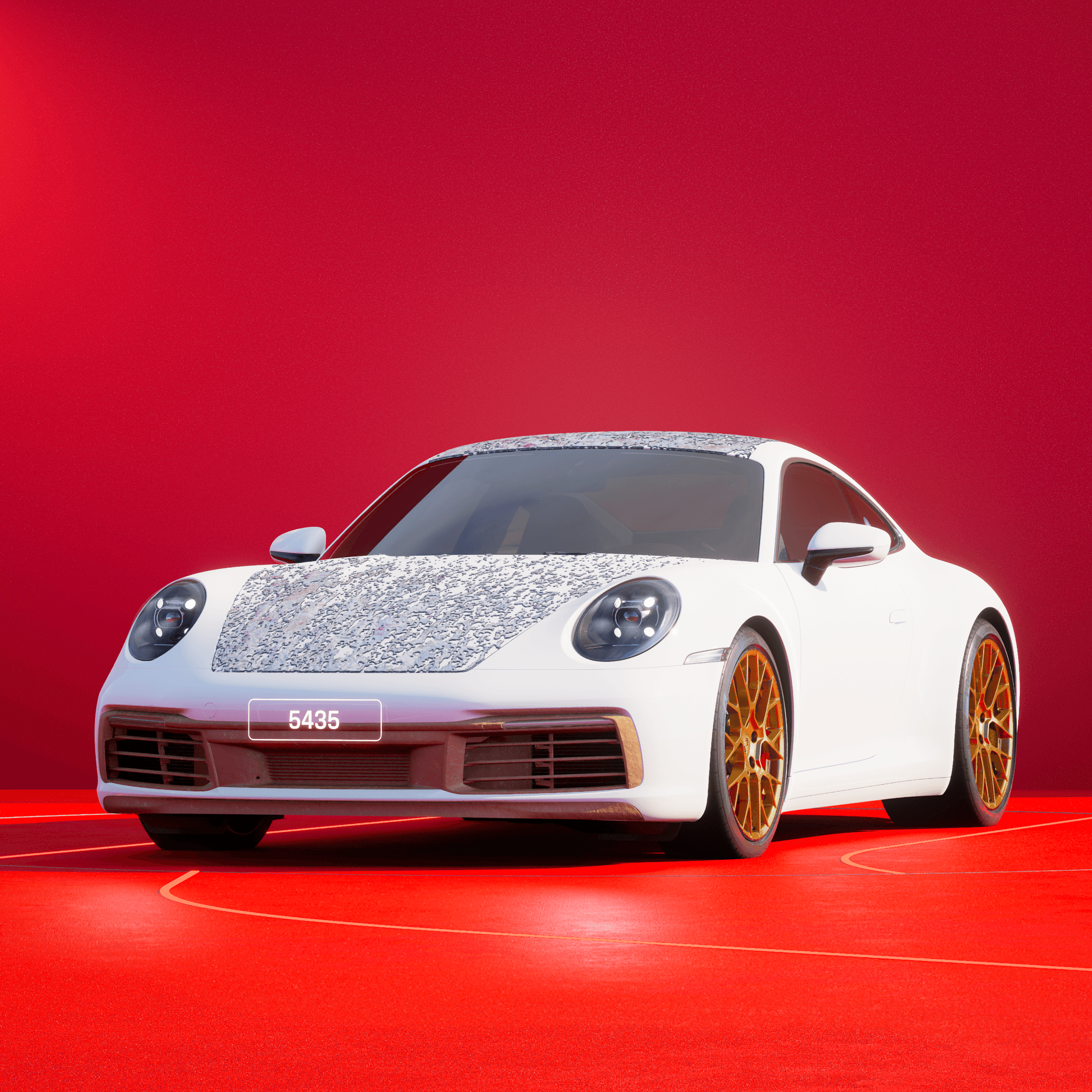 The PORSCHΞ 911 5435 image in phase