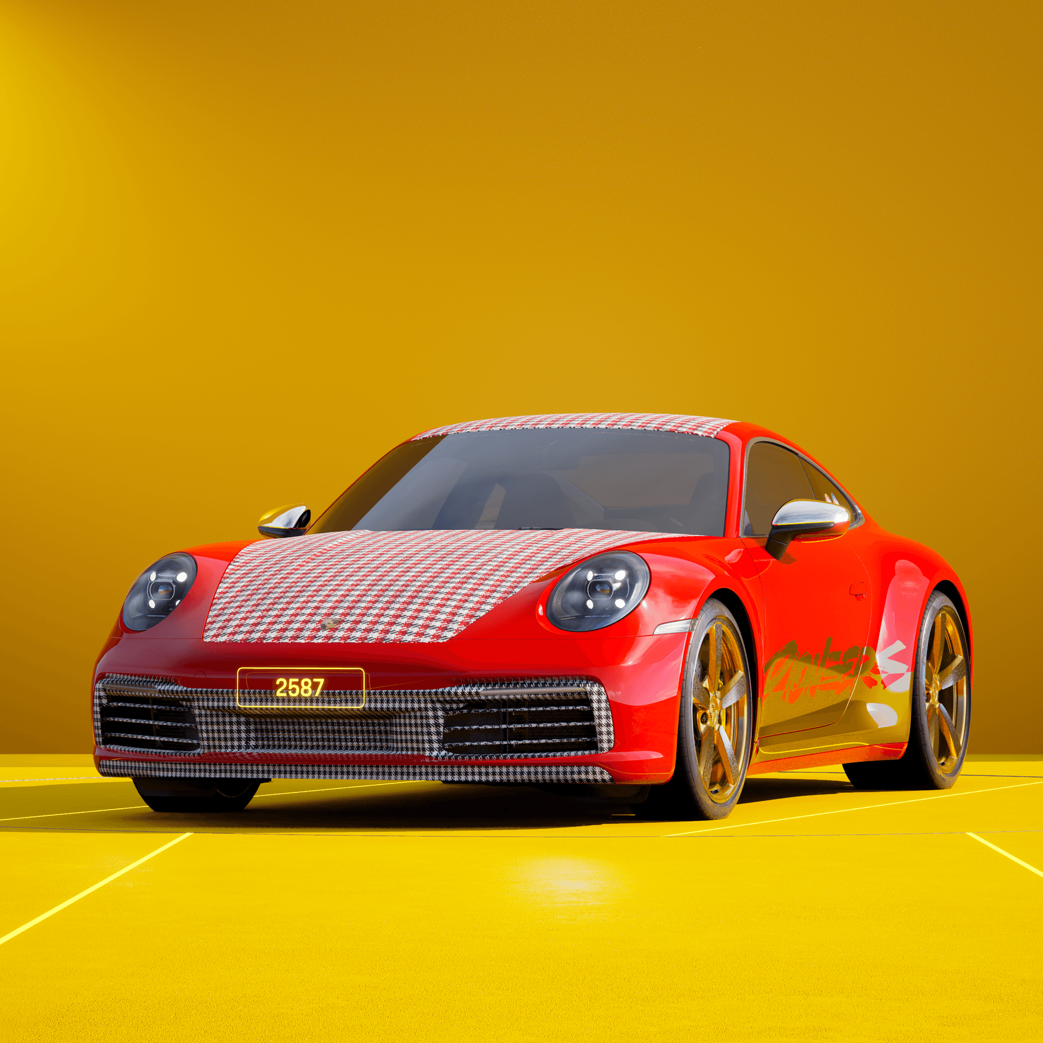 The PORSCHΞ 911 2587 image in phase