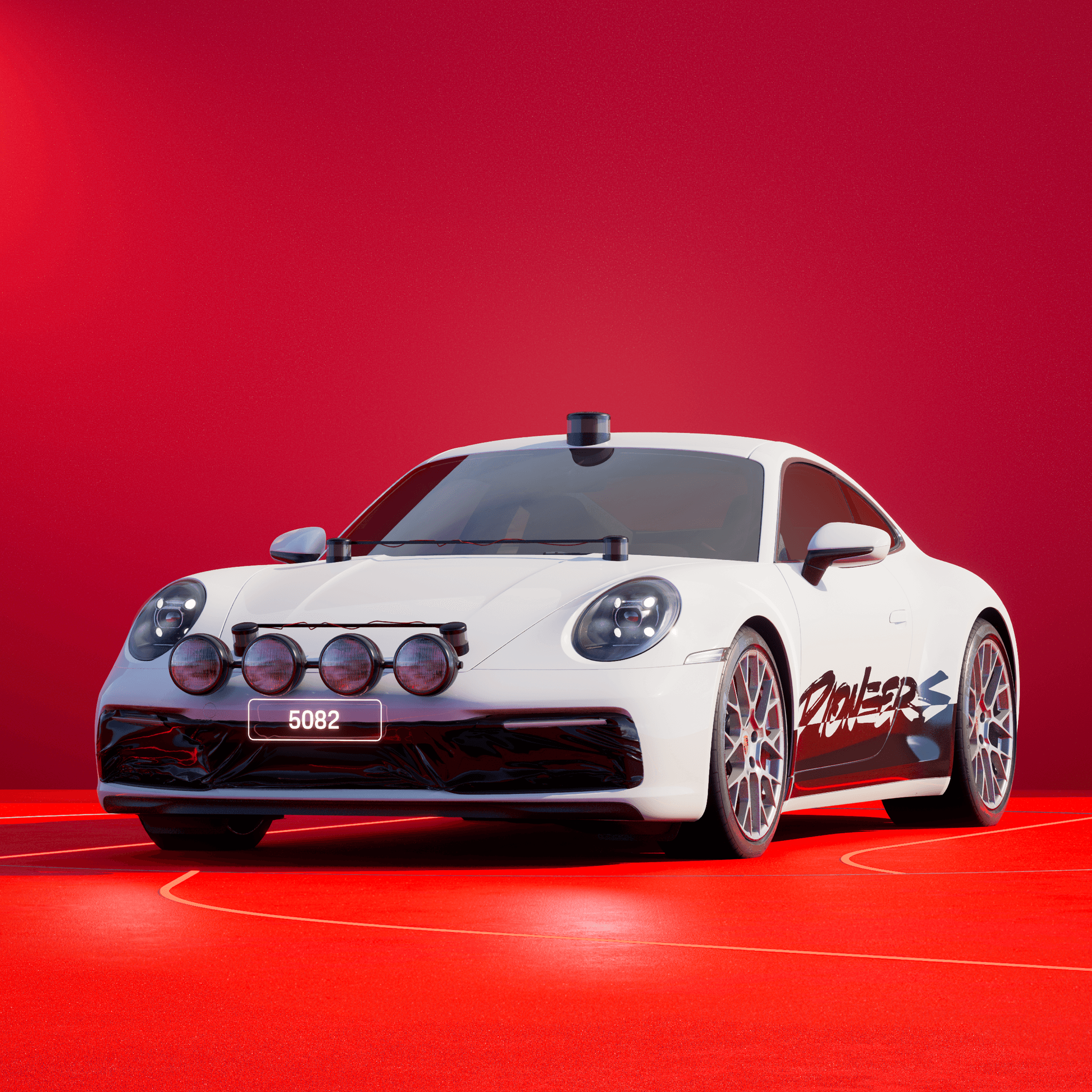 The PORSCHΞ 911 5082 image in phase