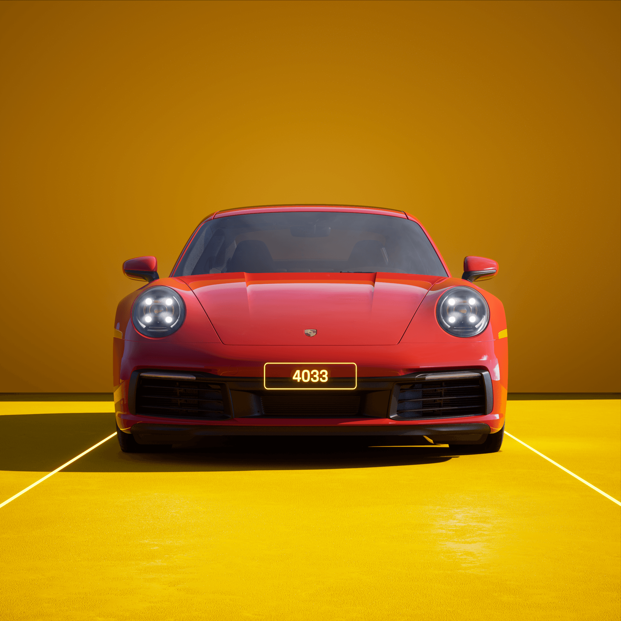 The PORSCHΞ 911 4033 image in phase