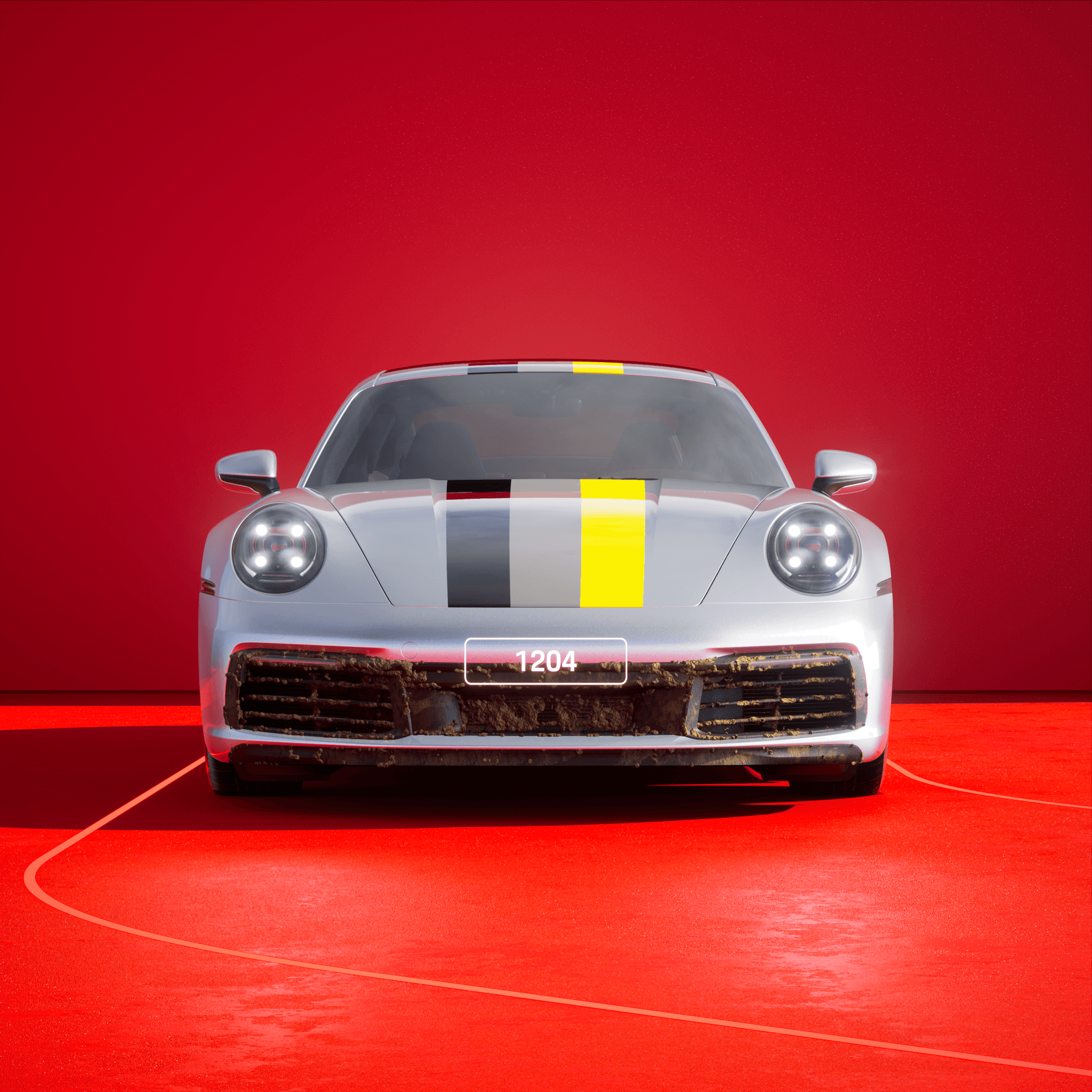 The PORSCHΞ 911 1204 image in phase