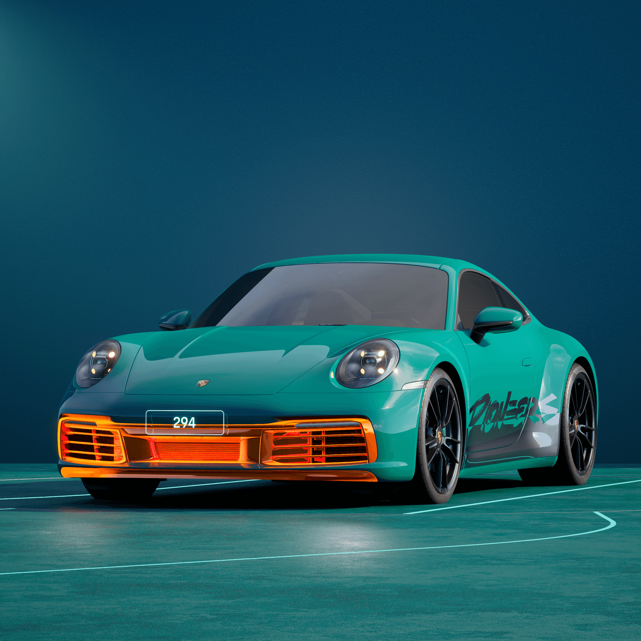 The PORSCHΞ 911 294 image in phase