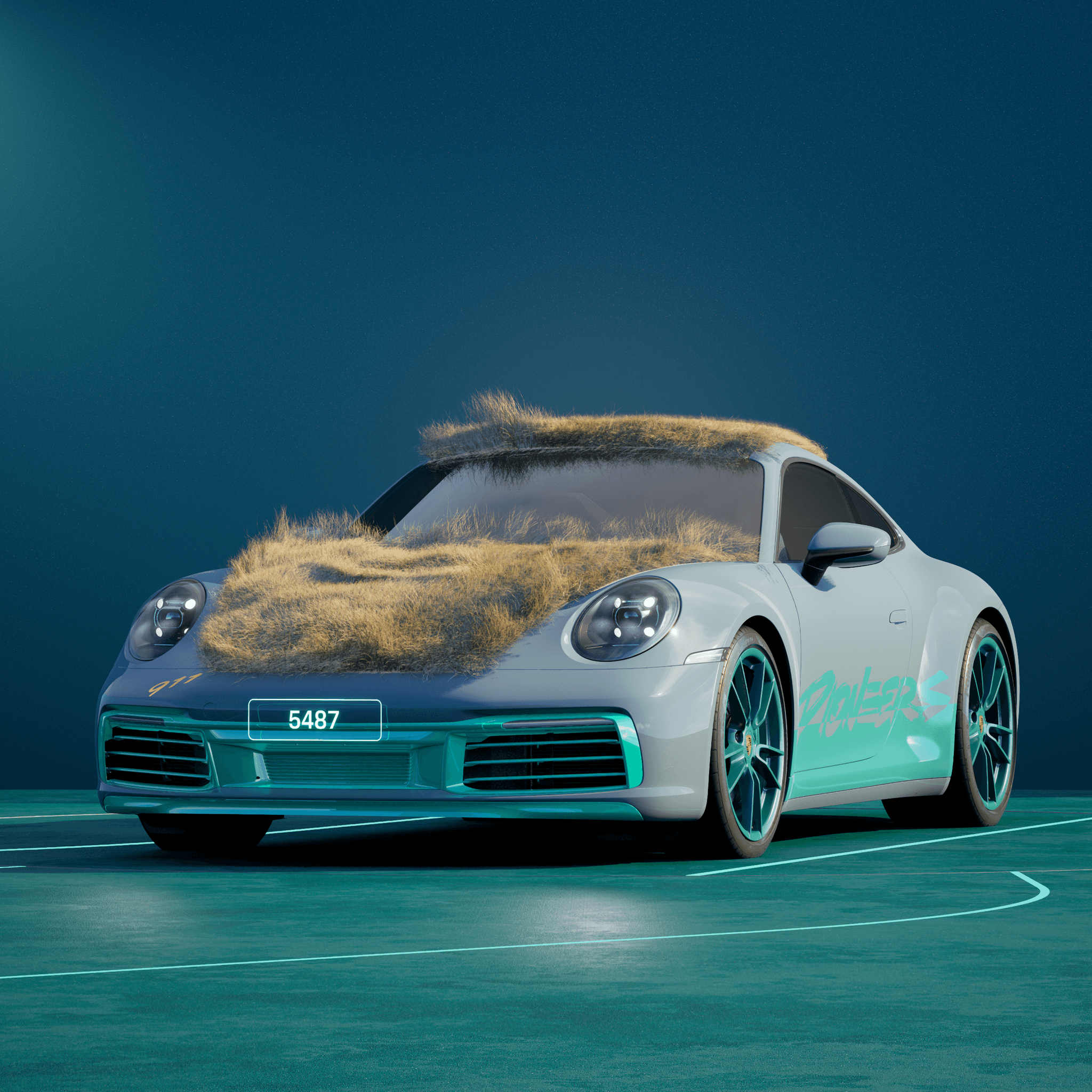 The PORSCHΞ 911 5487 image in phase