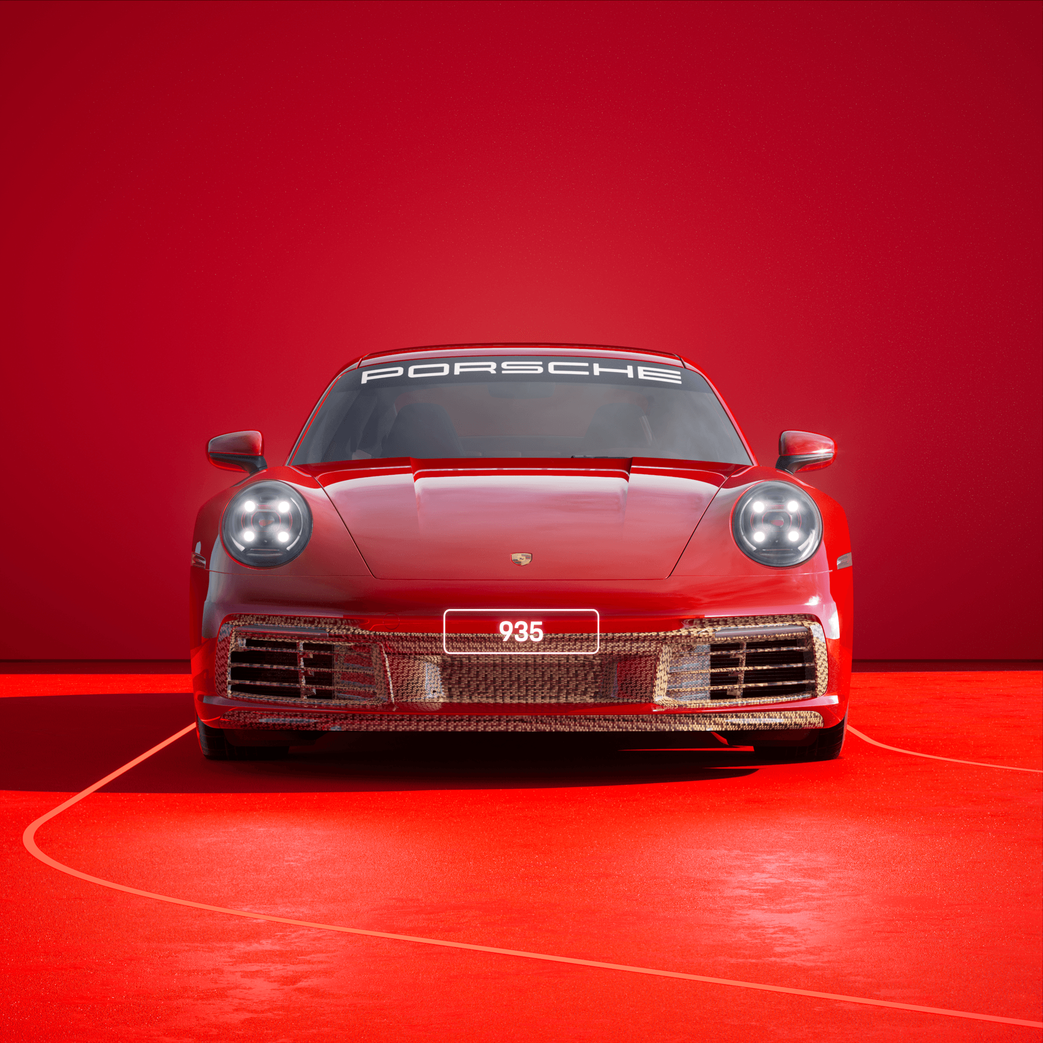 The PORSCHΞ 911 935 image in phase