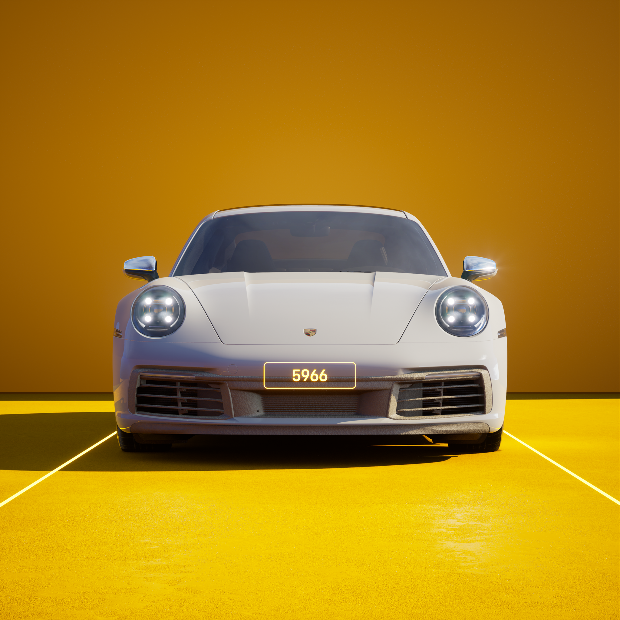 The PORSCHΞ 911 5966 image in phase