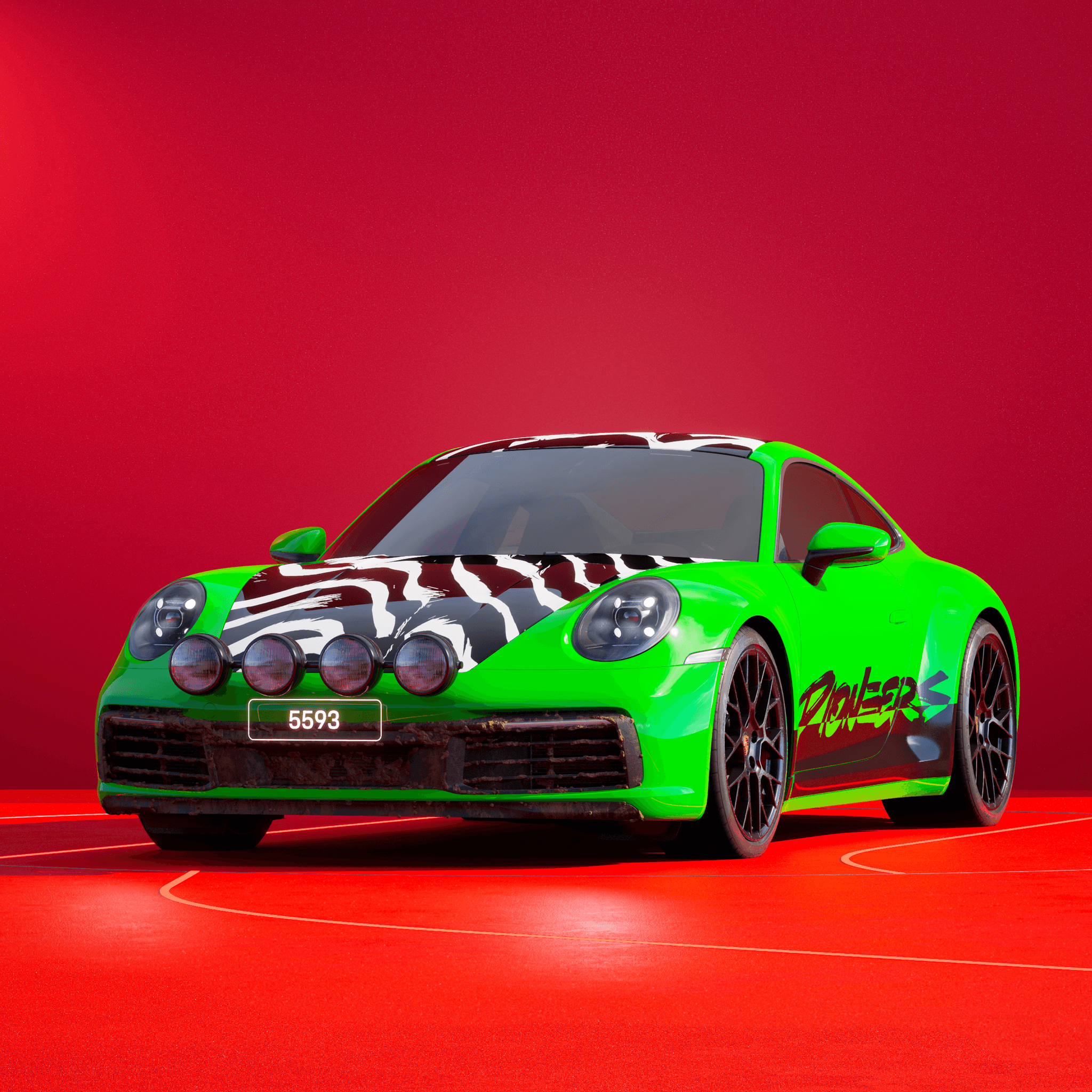 The PORSCHΞ 911 5593 image in phase