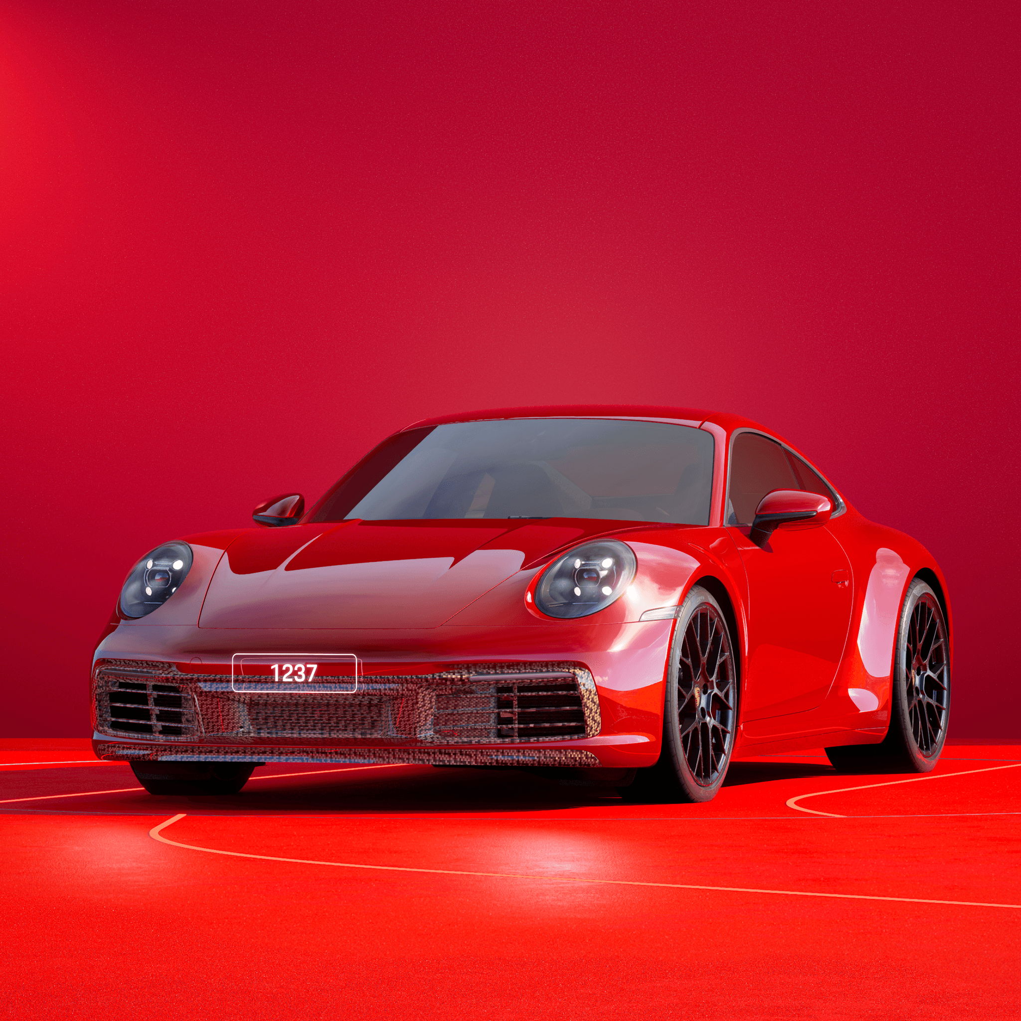 The PORSCHΞ 911 1237 image in phase