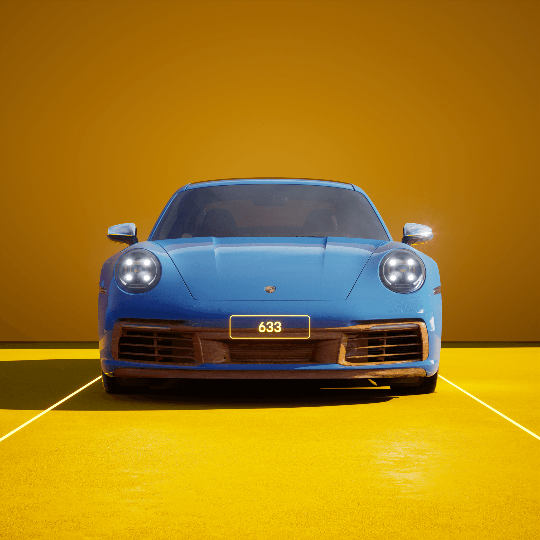The PORSCHΞ 911 633 image in phase