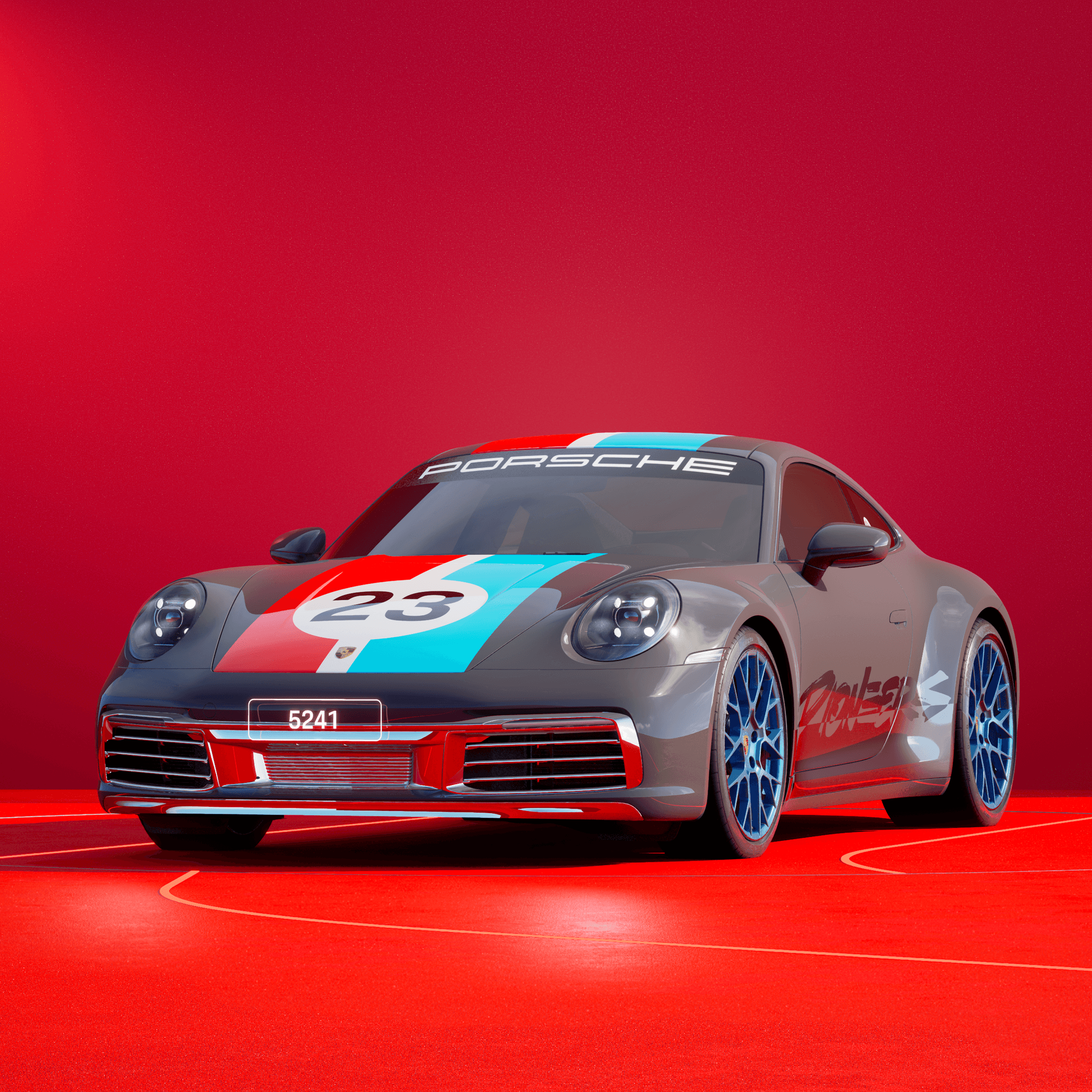 The PORSCHΞ 911 5241 image in phase