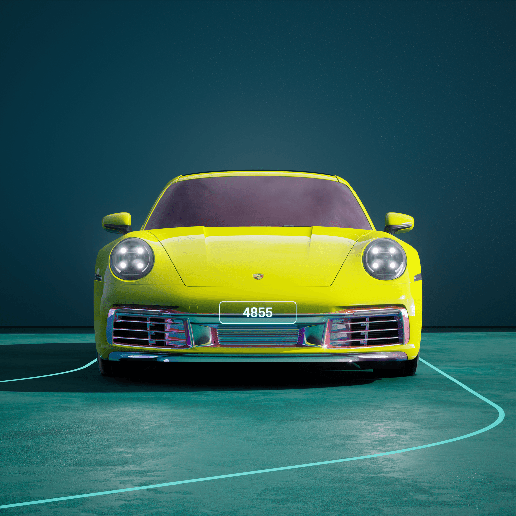 The PORSCHΞ 911 4855 image in phase