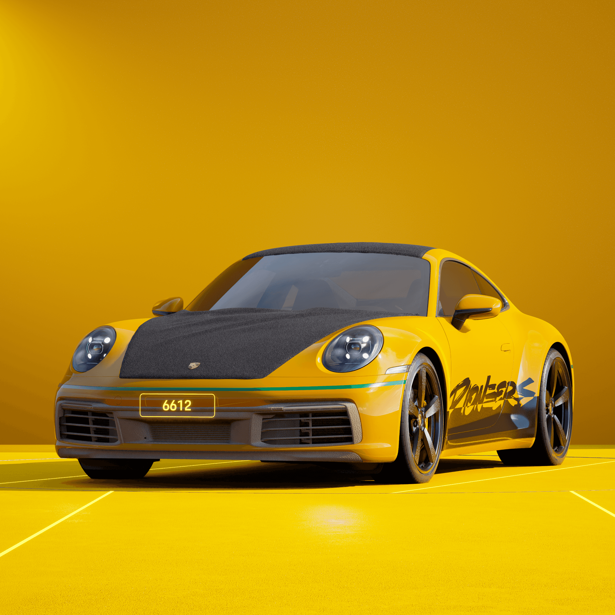 The PORSCHΞ 911 6612 image in phase