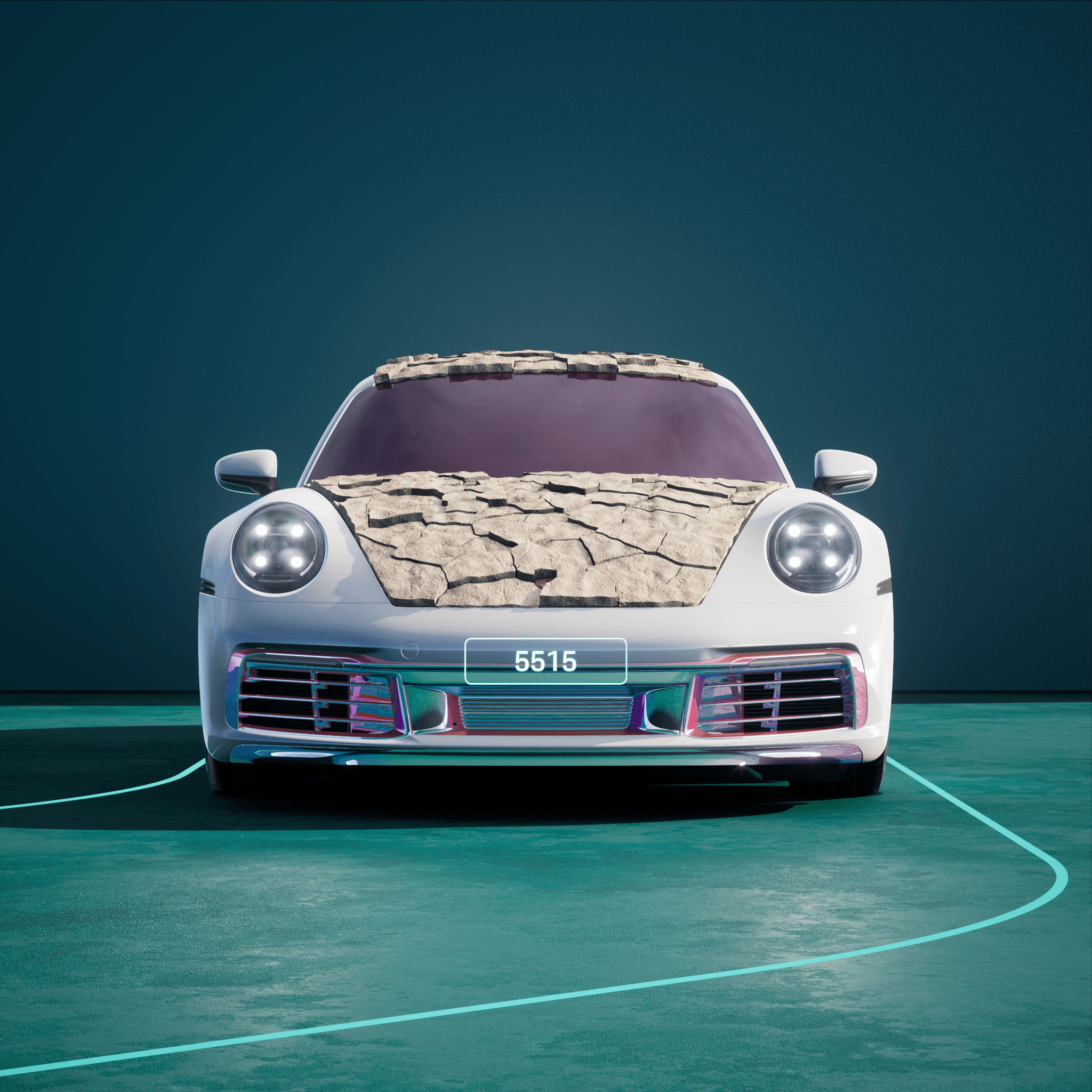 The PORSCHΞ 911 5515 image in phase