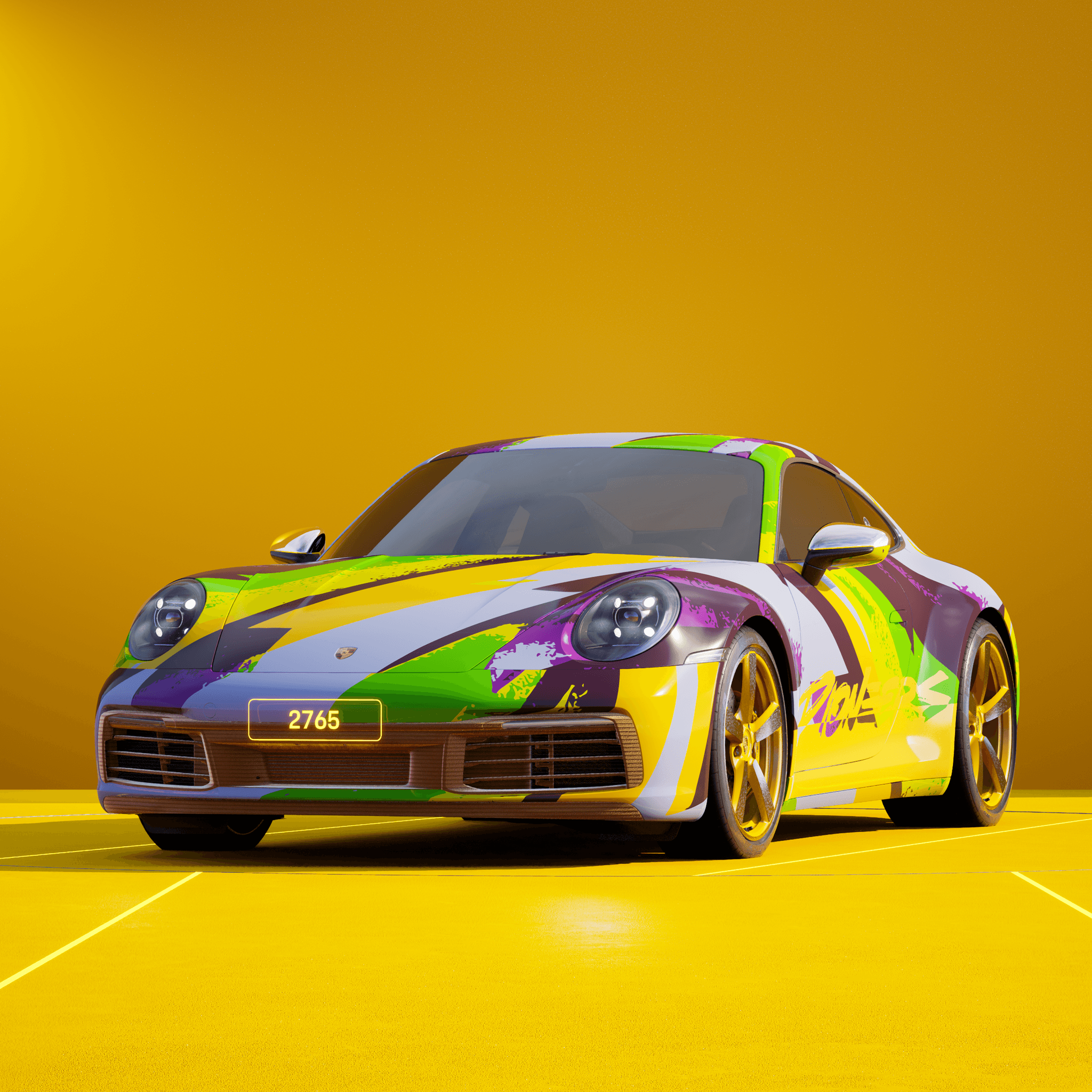 The PORSCHΞ 911 2765 image in phase