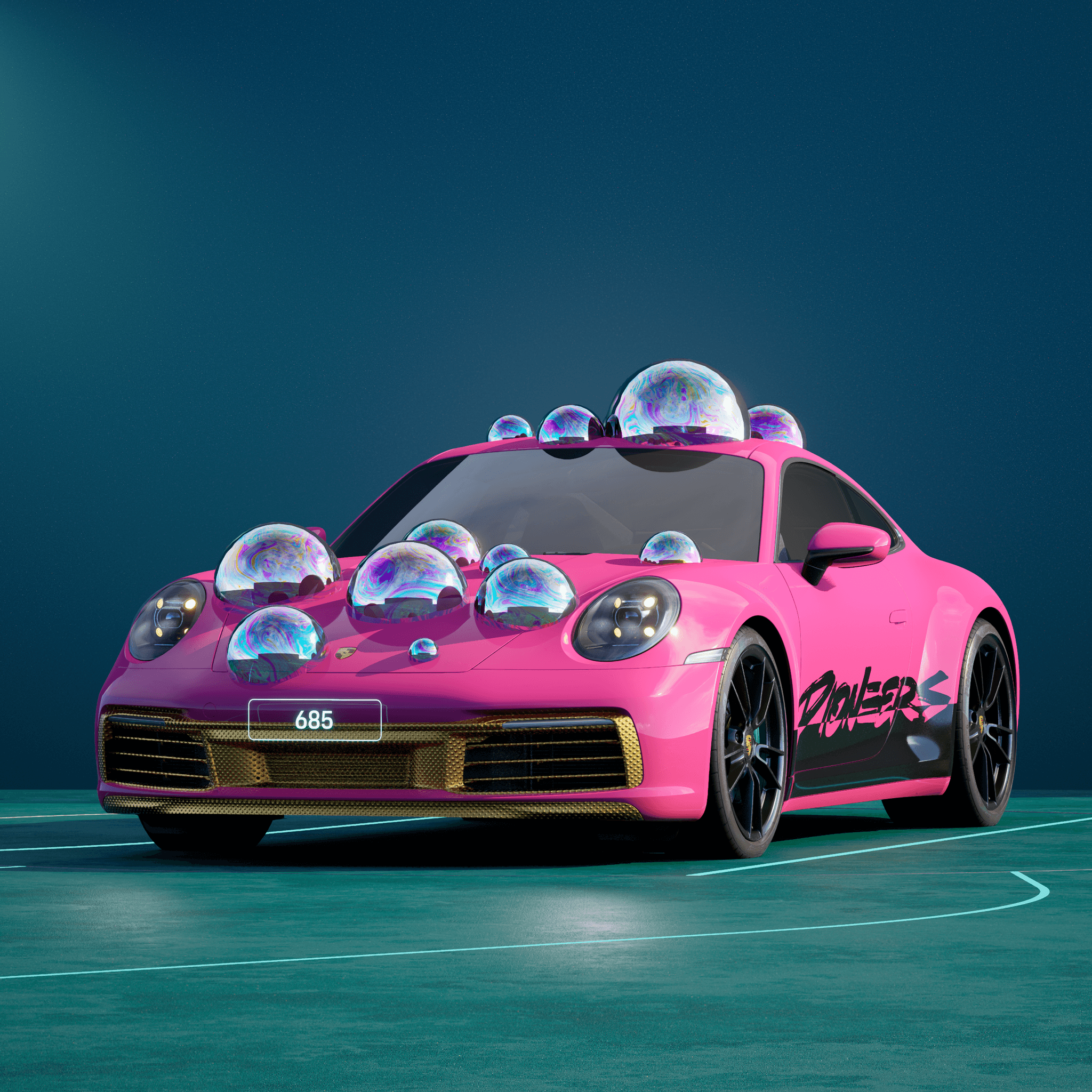 The PORSCHΞ 911 685 image in phase