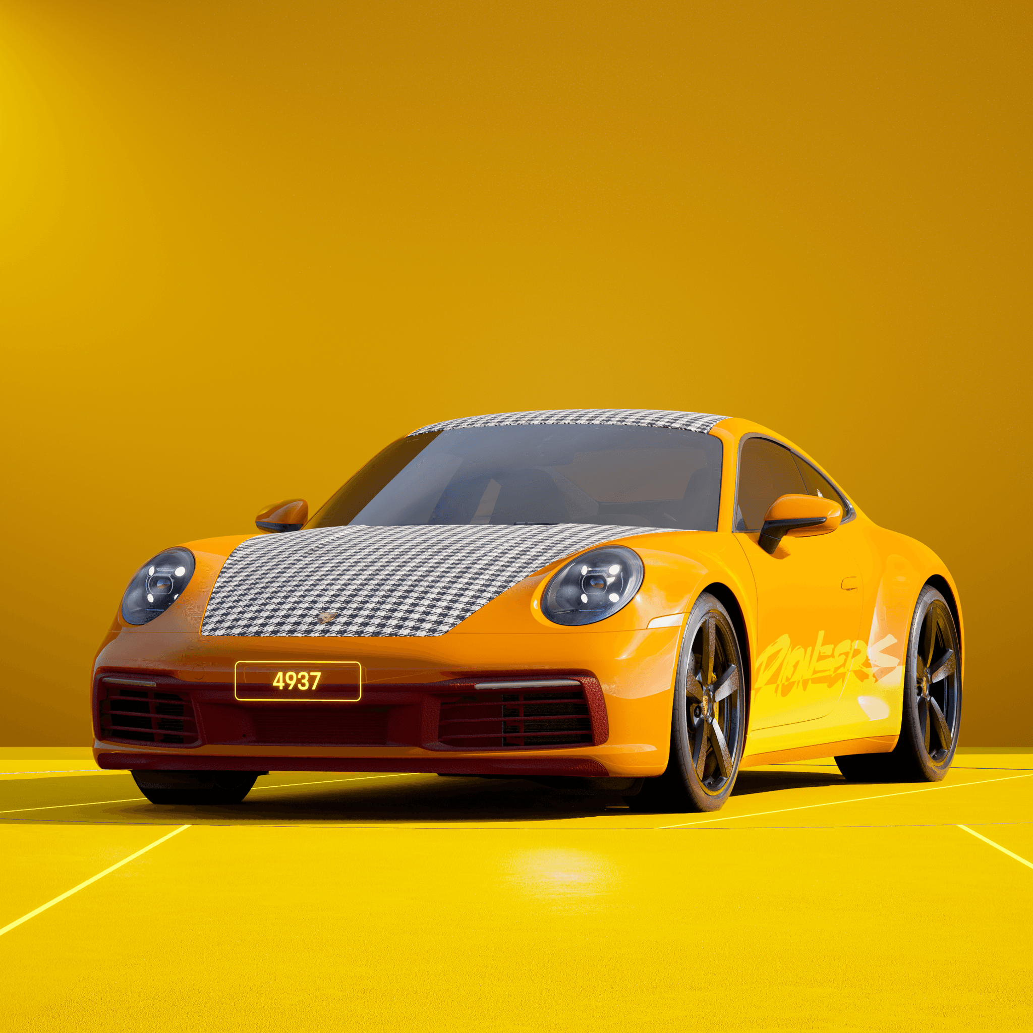 The PORSCHΞ 911 4937 image in phase
