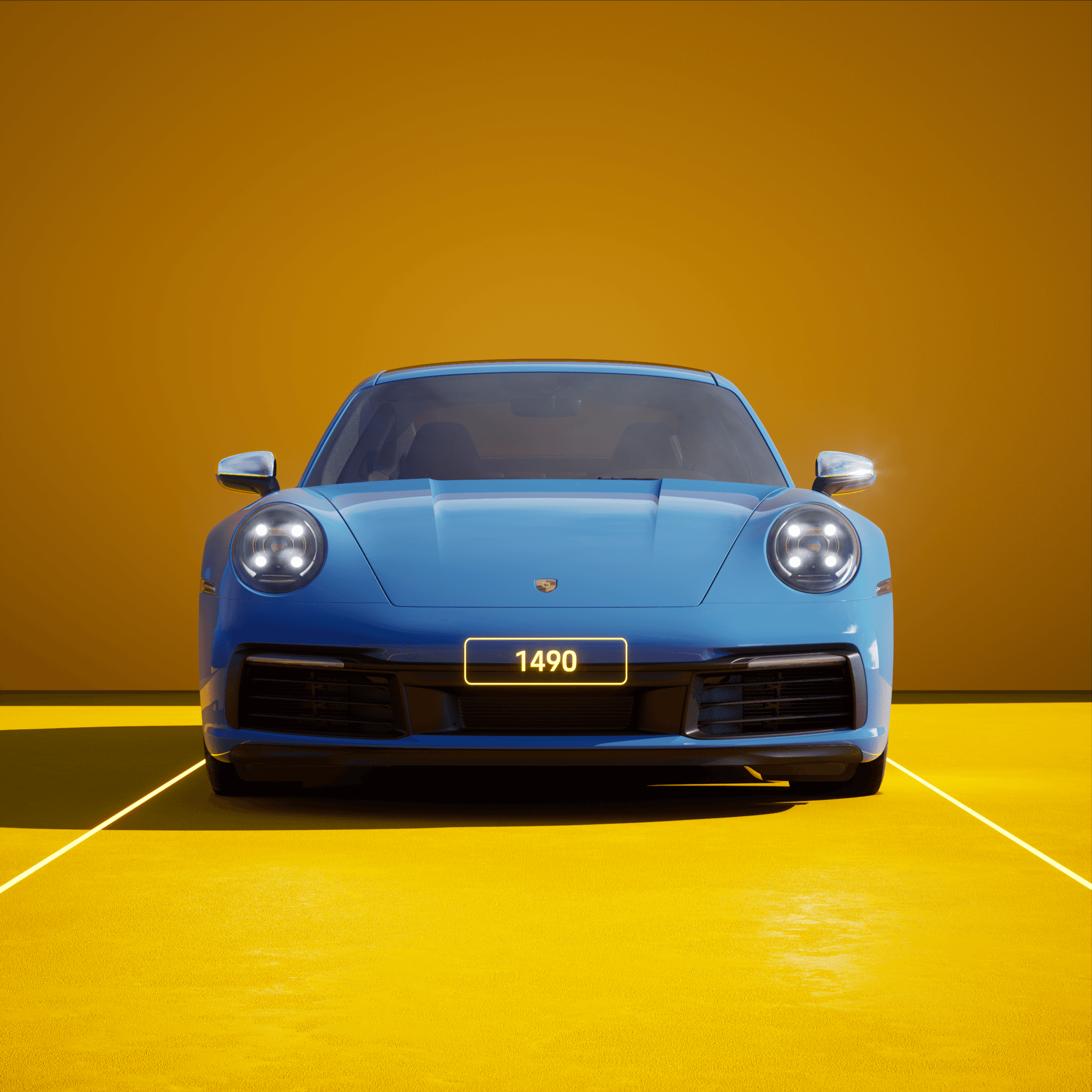The PORSCHΞ 911 1490 image in phase