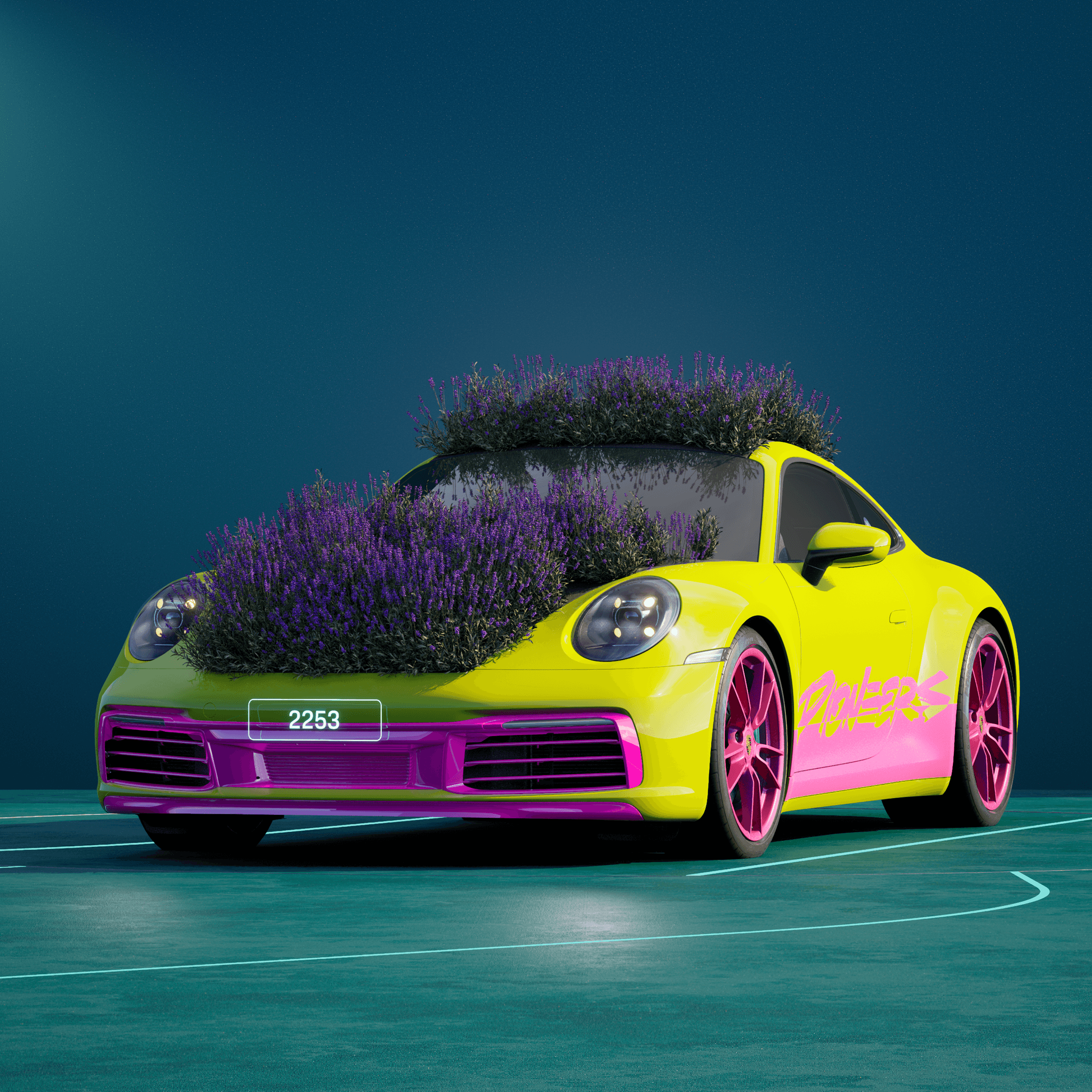 The PORSCHΞ 911 2253 image in phase