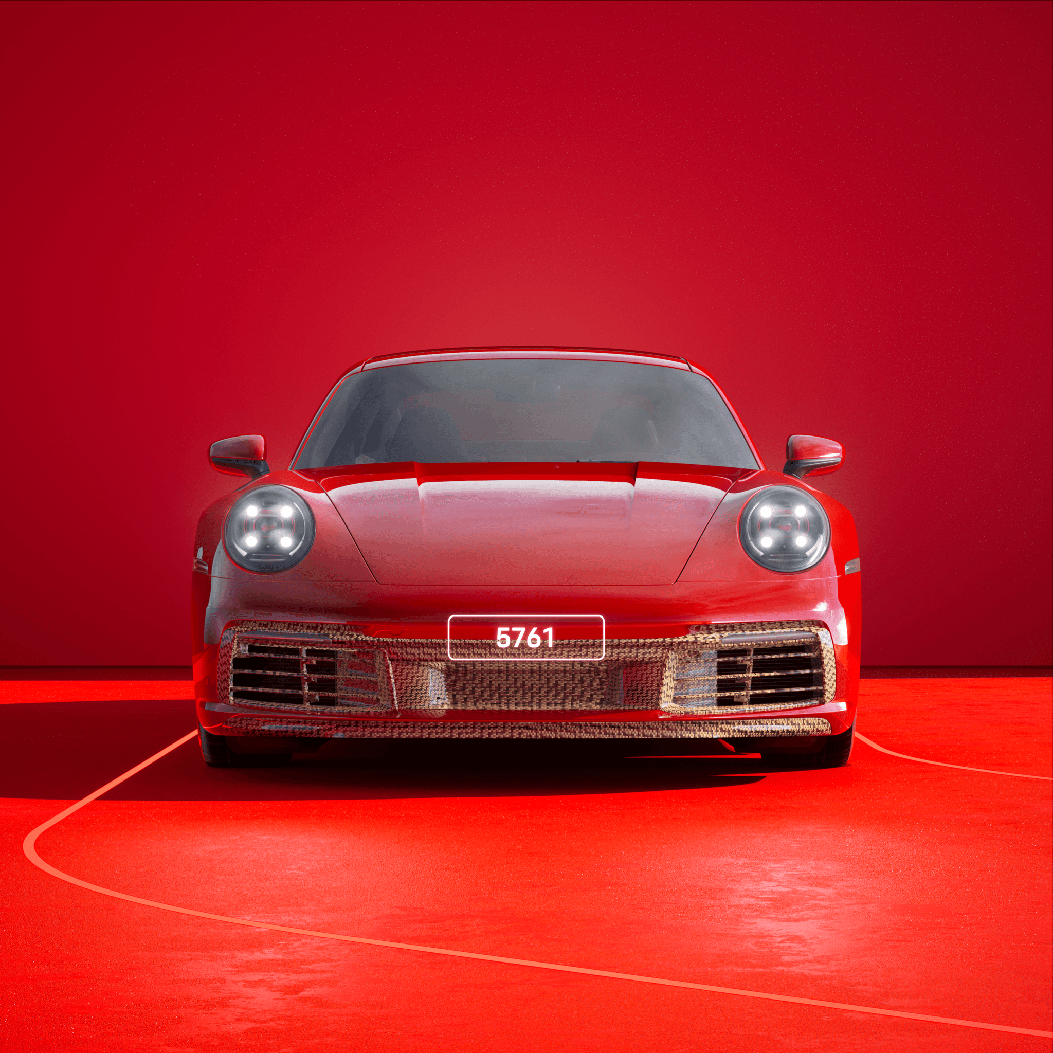 The PORSCHΞ 911 5761 image in phase