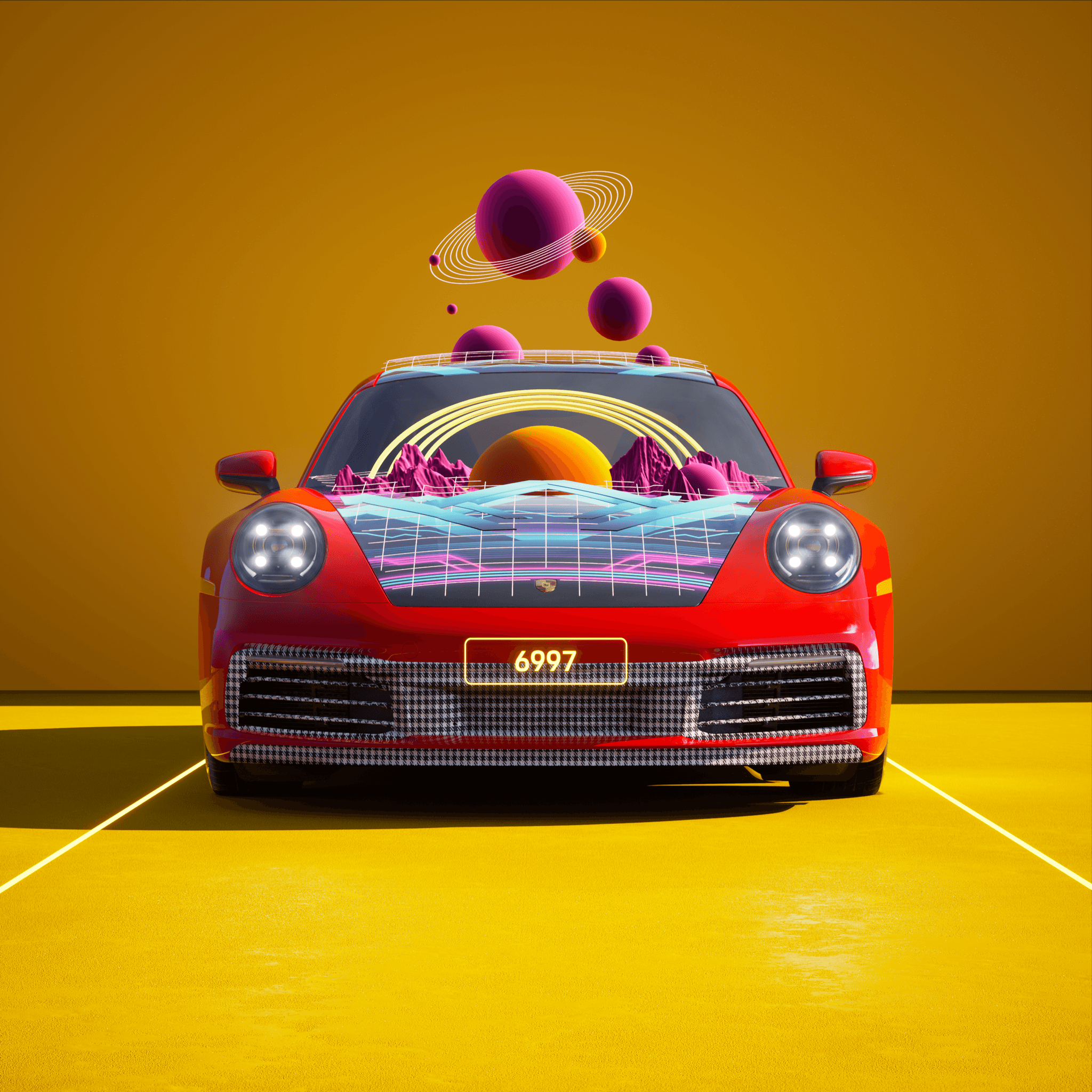 The PORSCHΞ 911 6997 image in phase