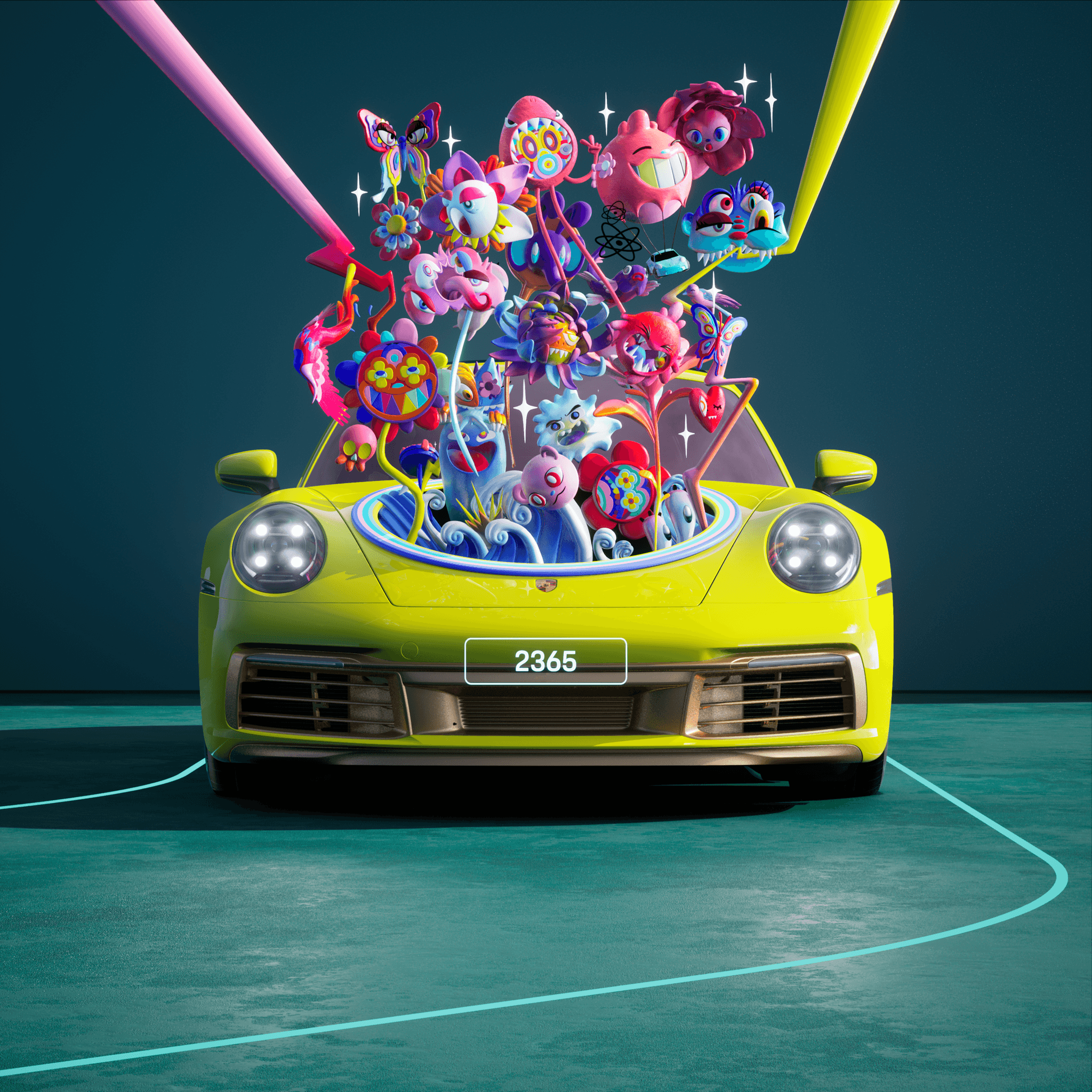 The PORSCHΞ 911 2365 image in phase